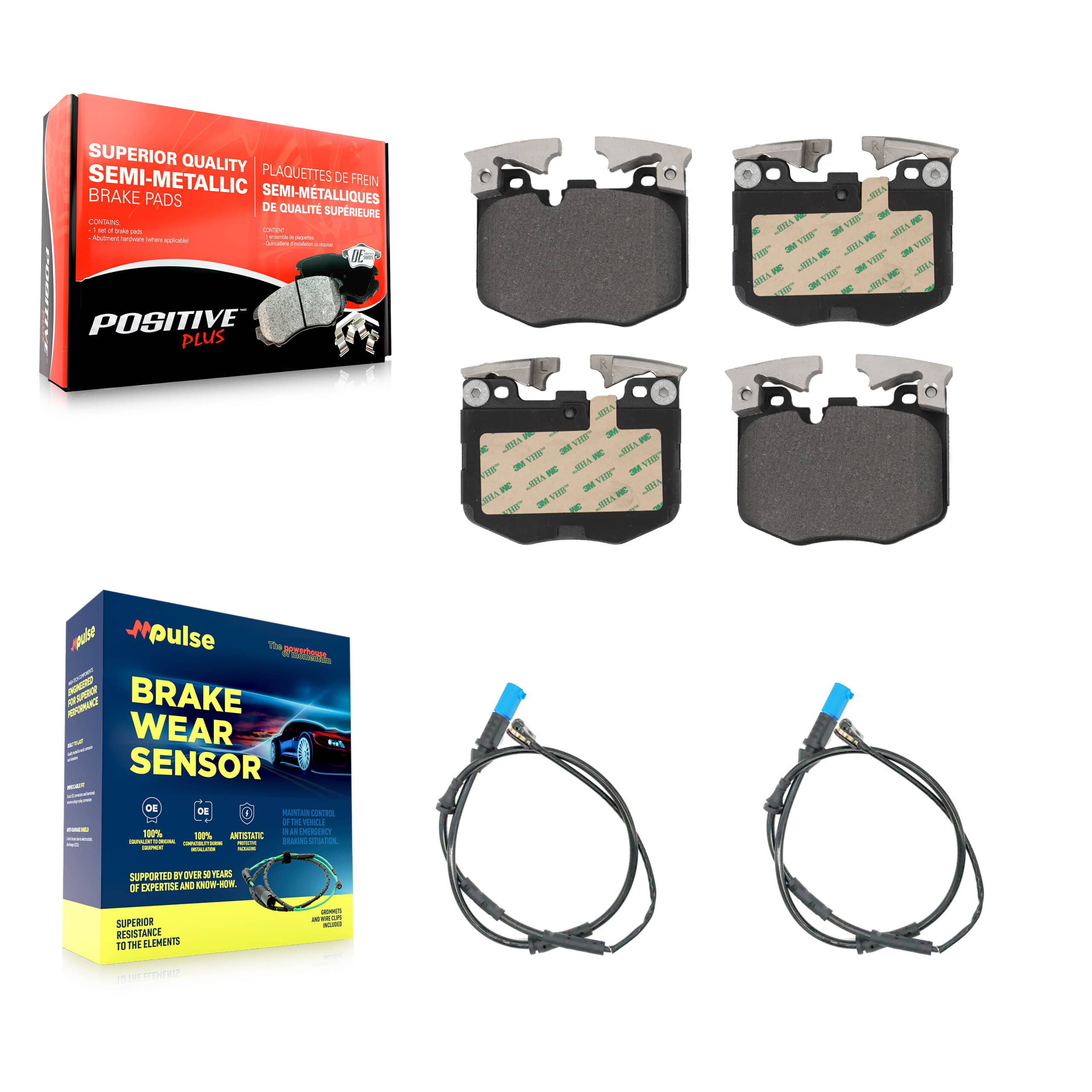 Positive Plus - KPW-100905 - Front Disc Brake Pad Kits