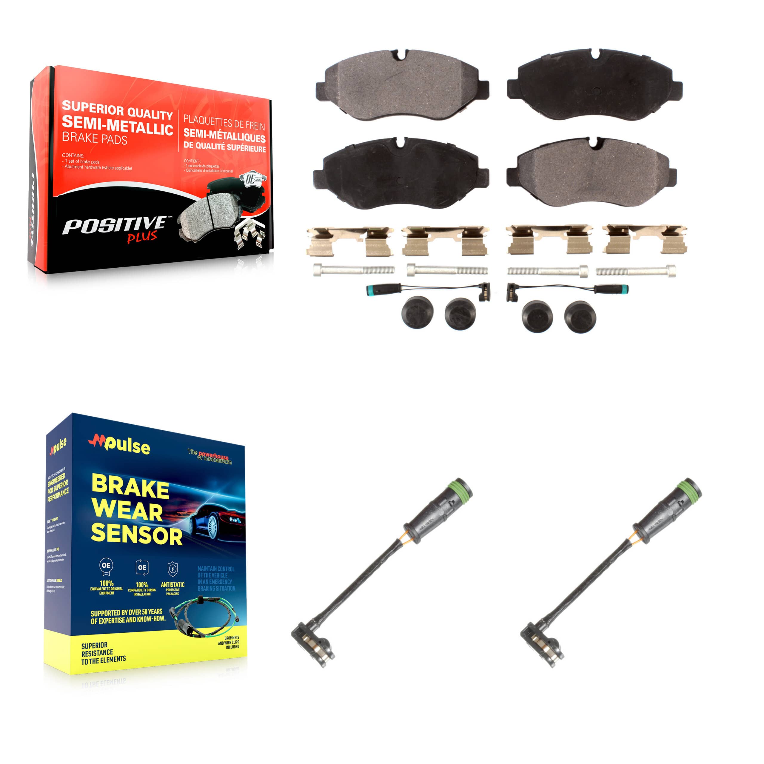 Positive Plus - KPW-100929 - Front Disc Brake Pad Kits