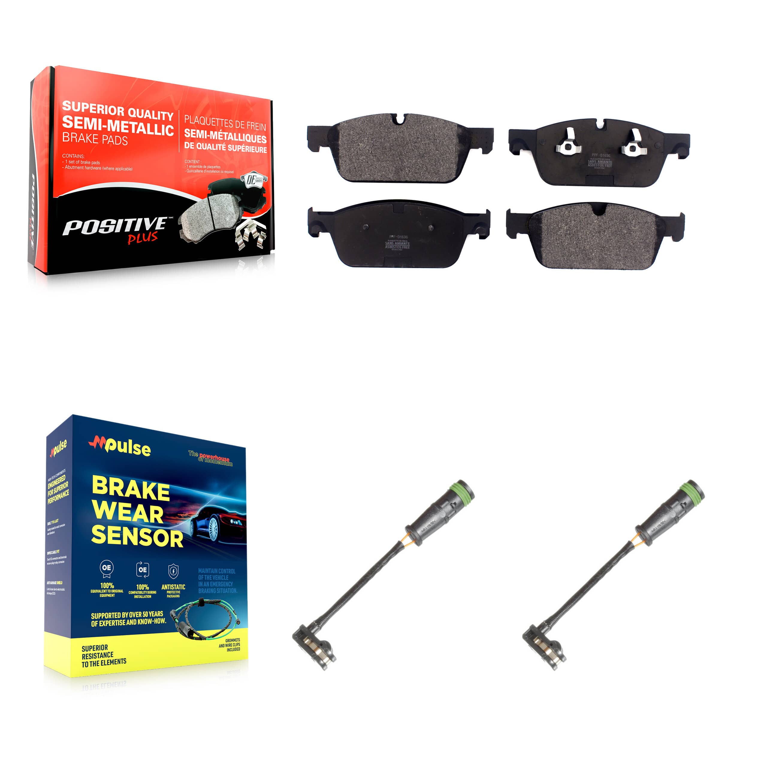 Positive Plus - KPW-100932 - Front Disc Brake Pad Kits