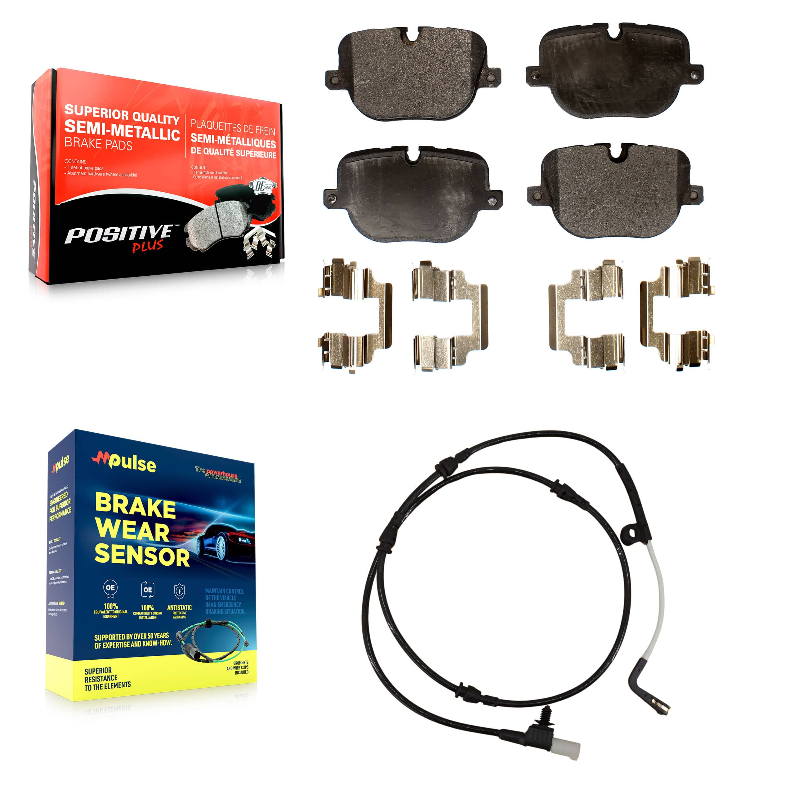 Positive Plus - KPW-101095 - Rear Disc Brake Pad Kits