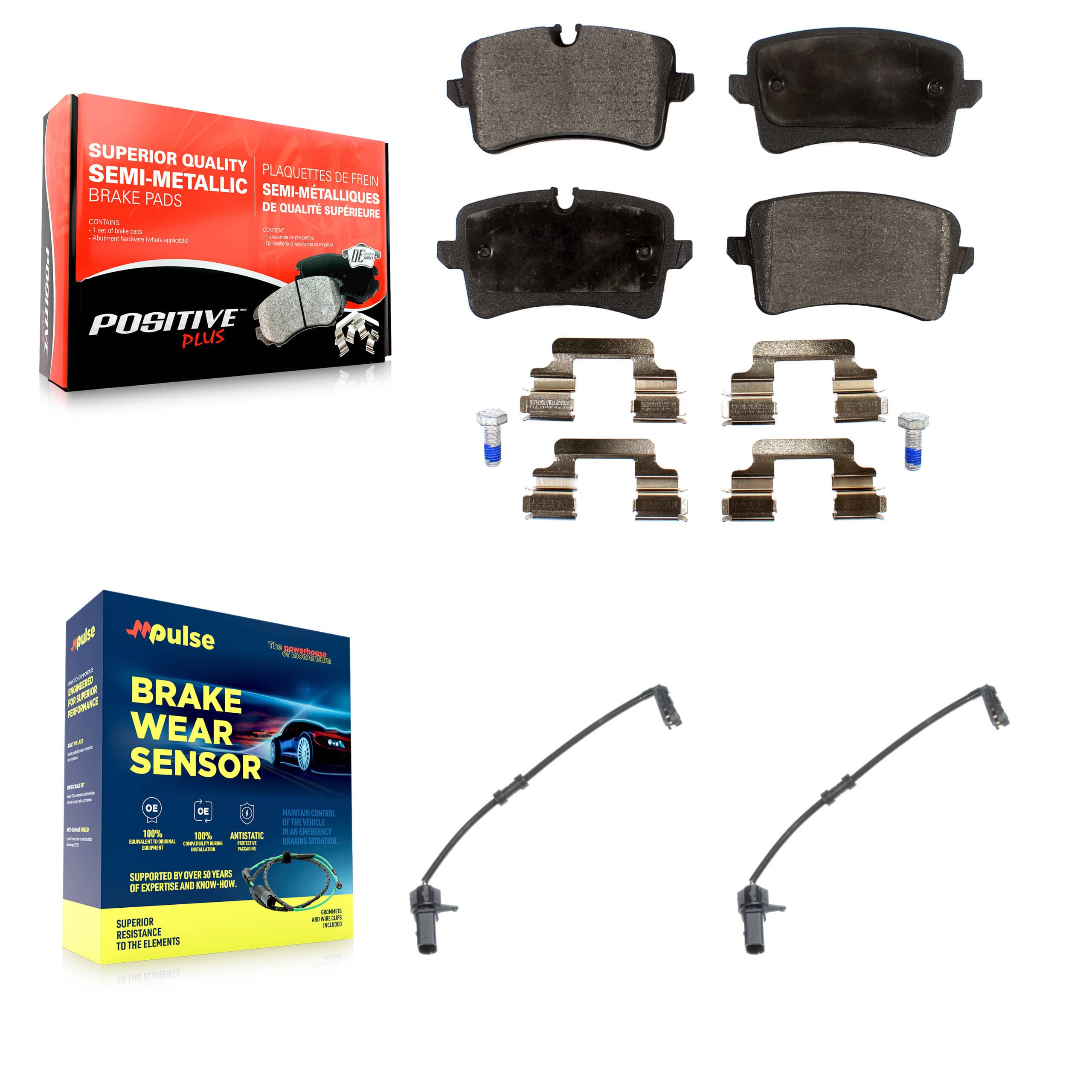 Positive Plus - KPW-101118 - Rear Disc Brake Pad Kits