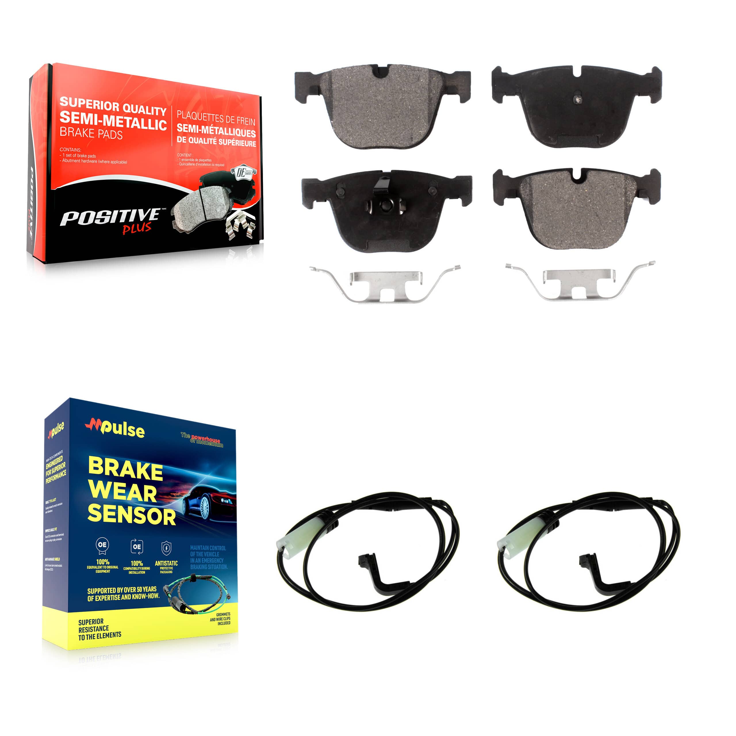 Positive Plus - KPW-101624 - Rear Disc Brake Pad Kits
