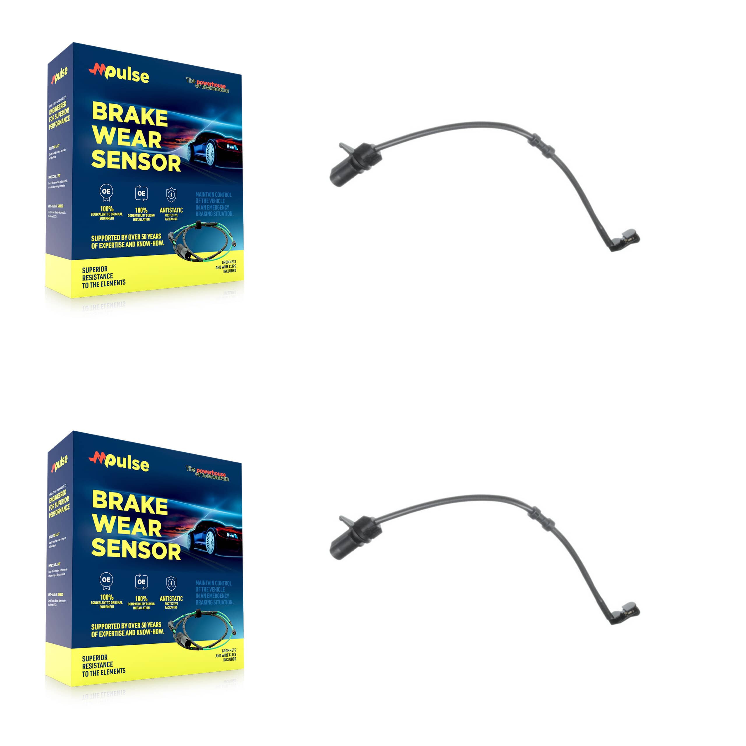 Mpulse - KSE-100034 - Front Disc Brake Pad Wear Sensor Kits