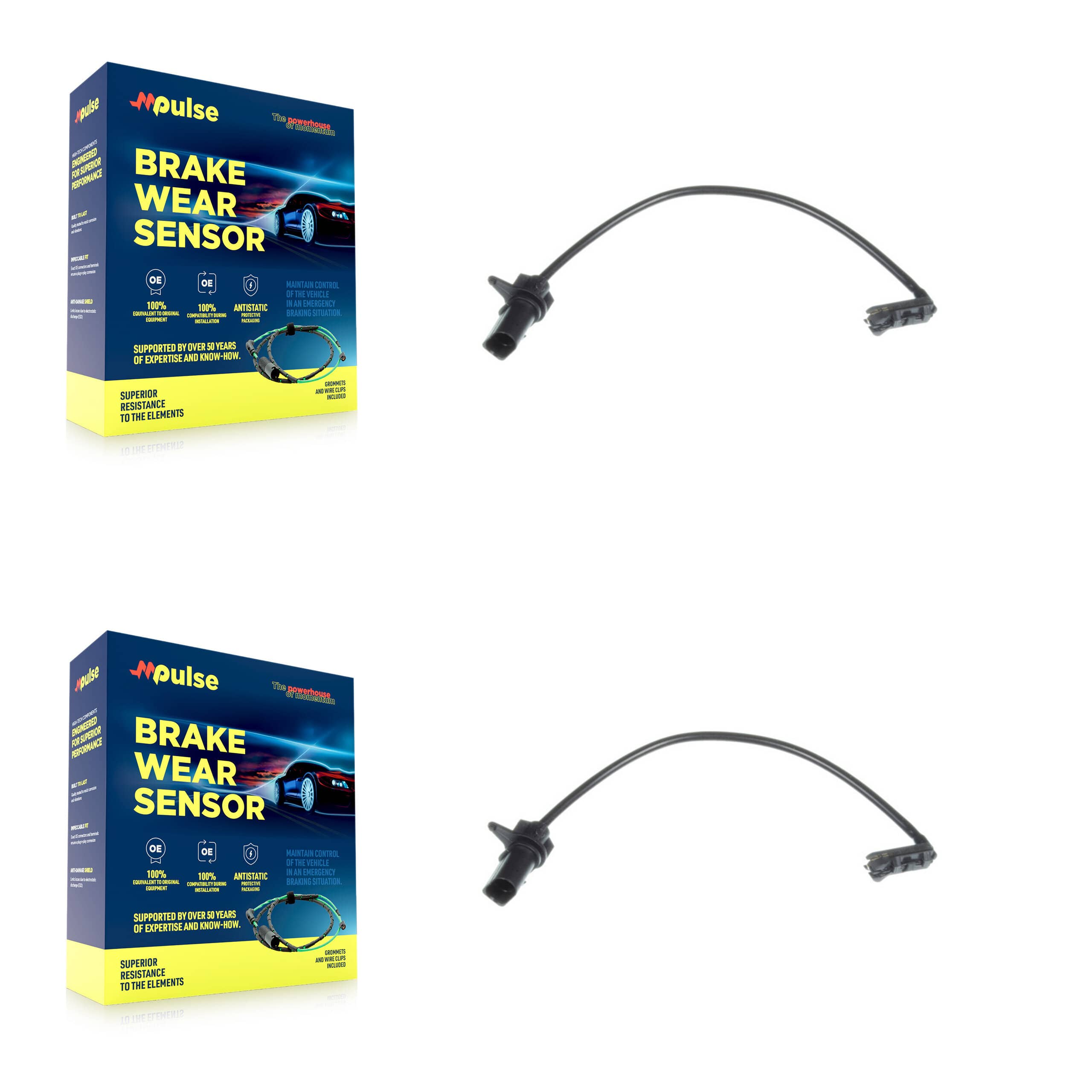 Mpulse - KSE-100035 - Front Disc Brake Pad Wear Sensor Kits