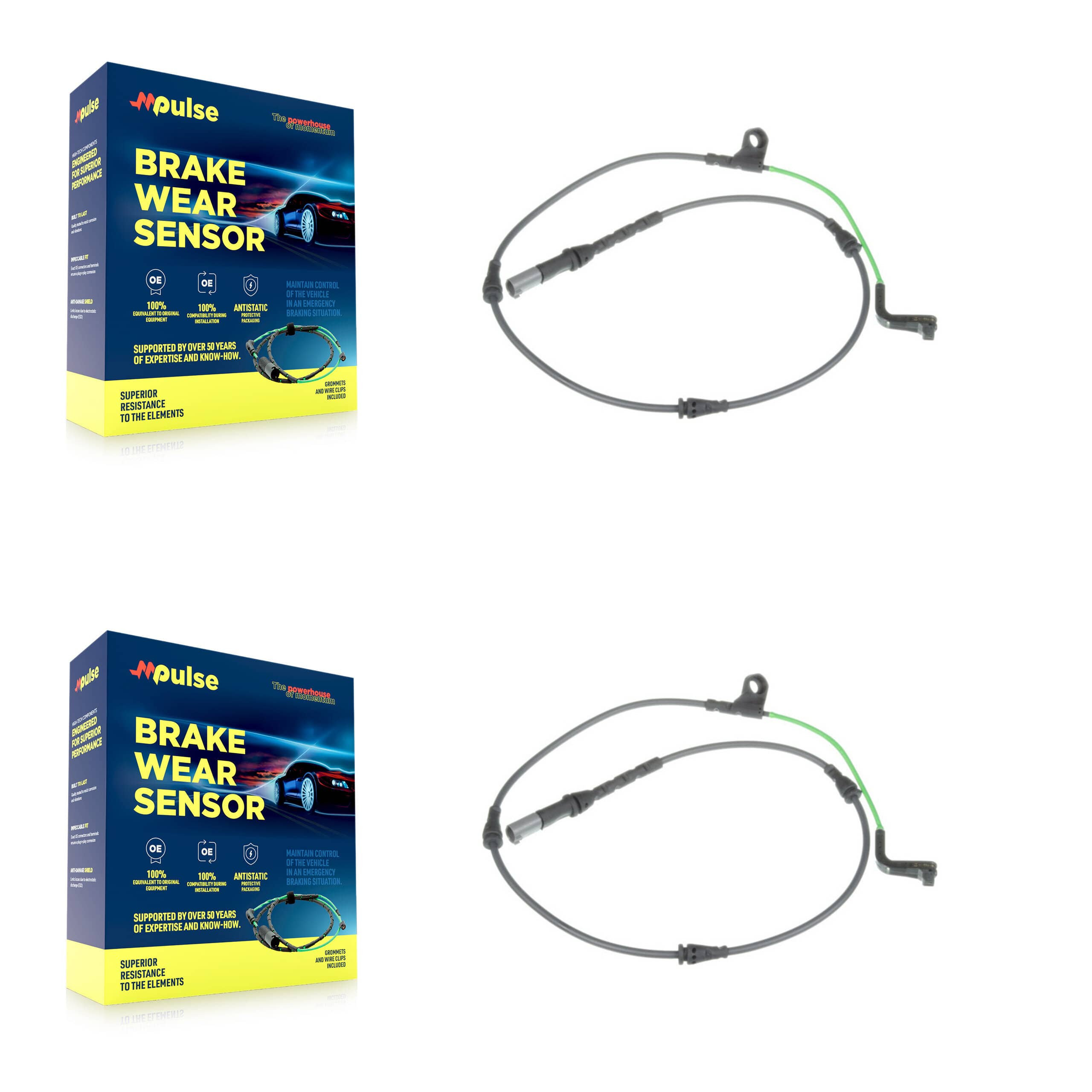 Mpulse - KSE-100043 - Front Disc Brake Pad Wear Sensor Kits