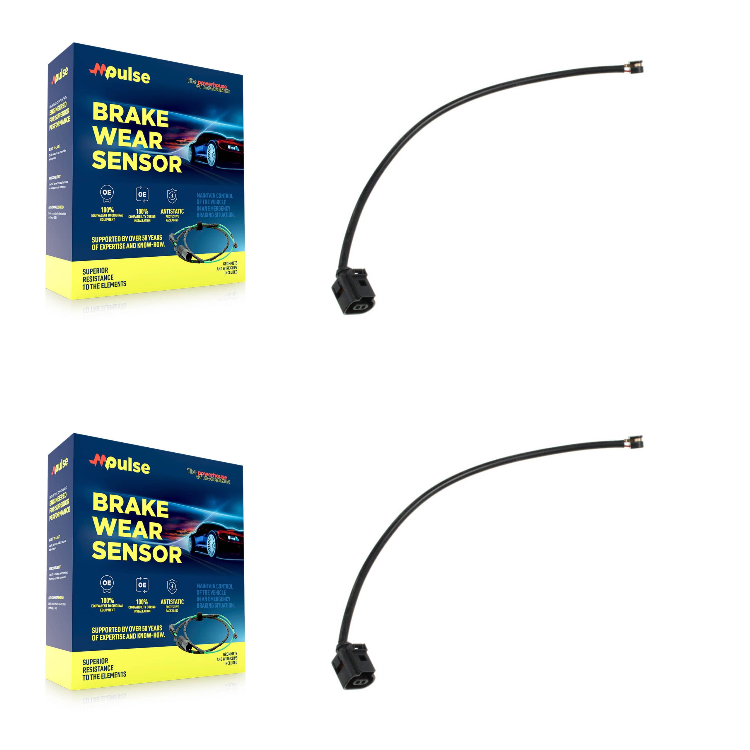 Mpulse - KSE-100058 - Front Disc Brake Pad Wear Sensor Kits