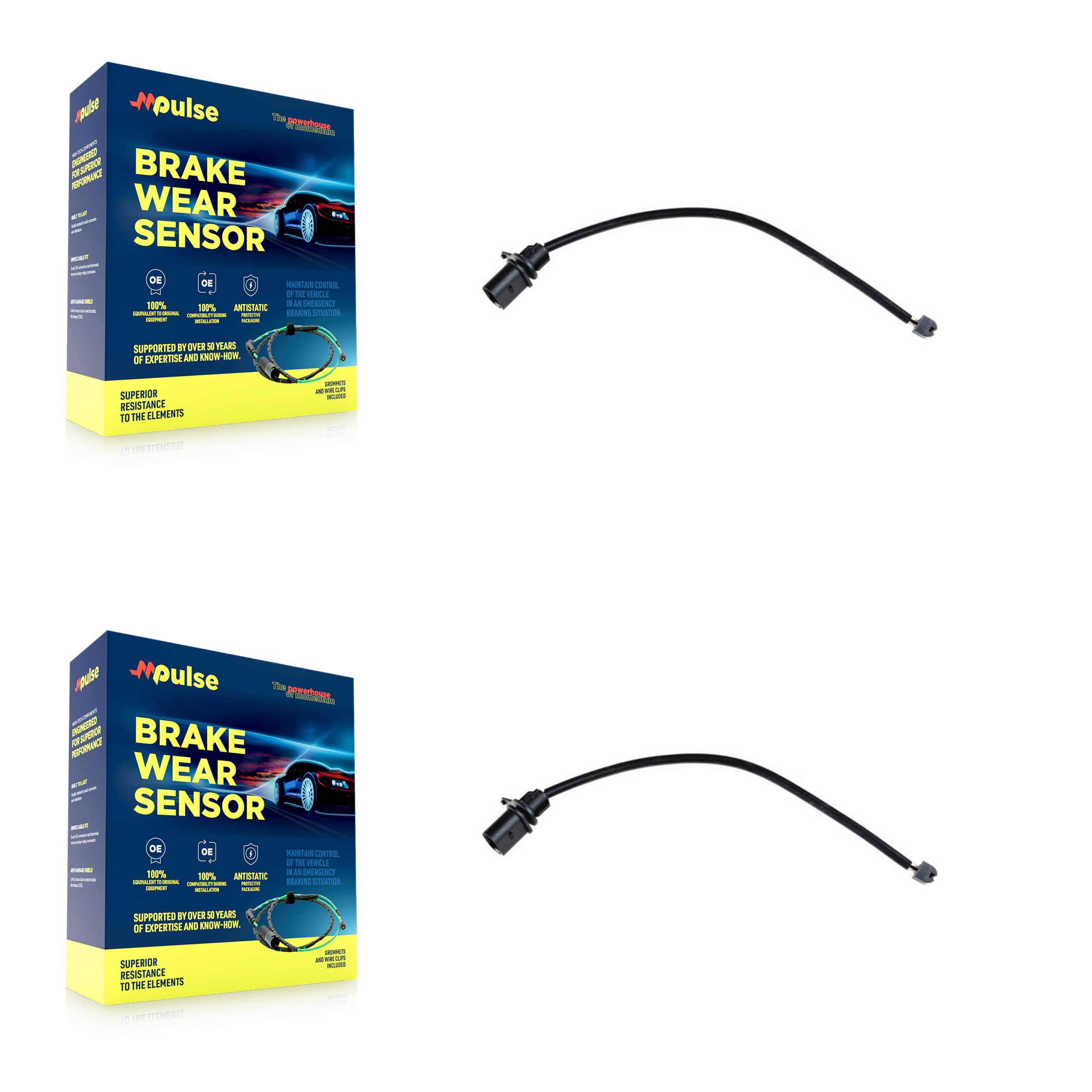 Mpulse - KSE-100067 - Front Disc Brake Pad Wear Sensor Kits