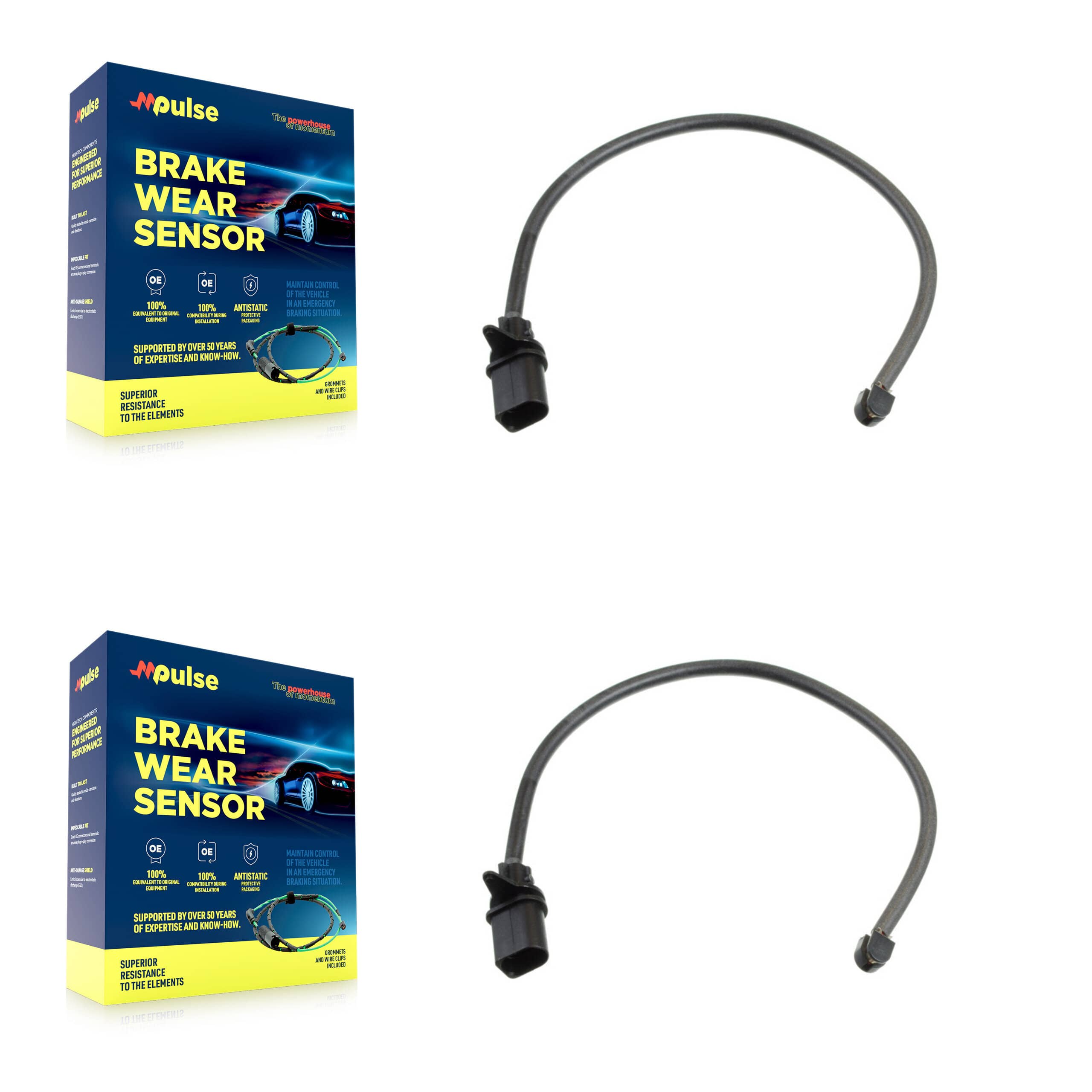 Mpulse - KSE-100070 - Front Disc Brake Pad Wear Sensor Kits