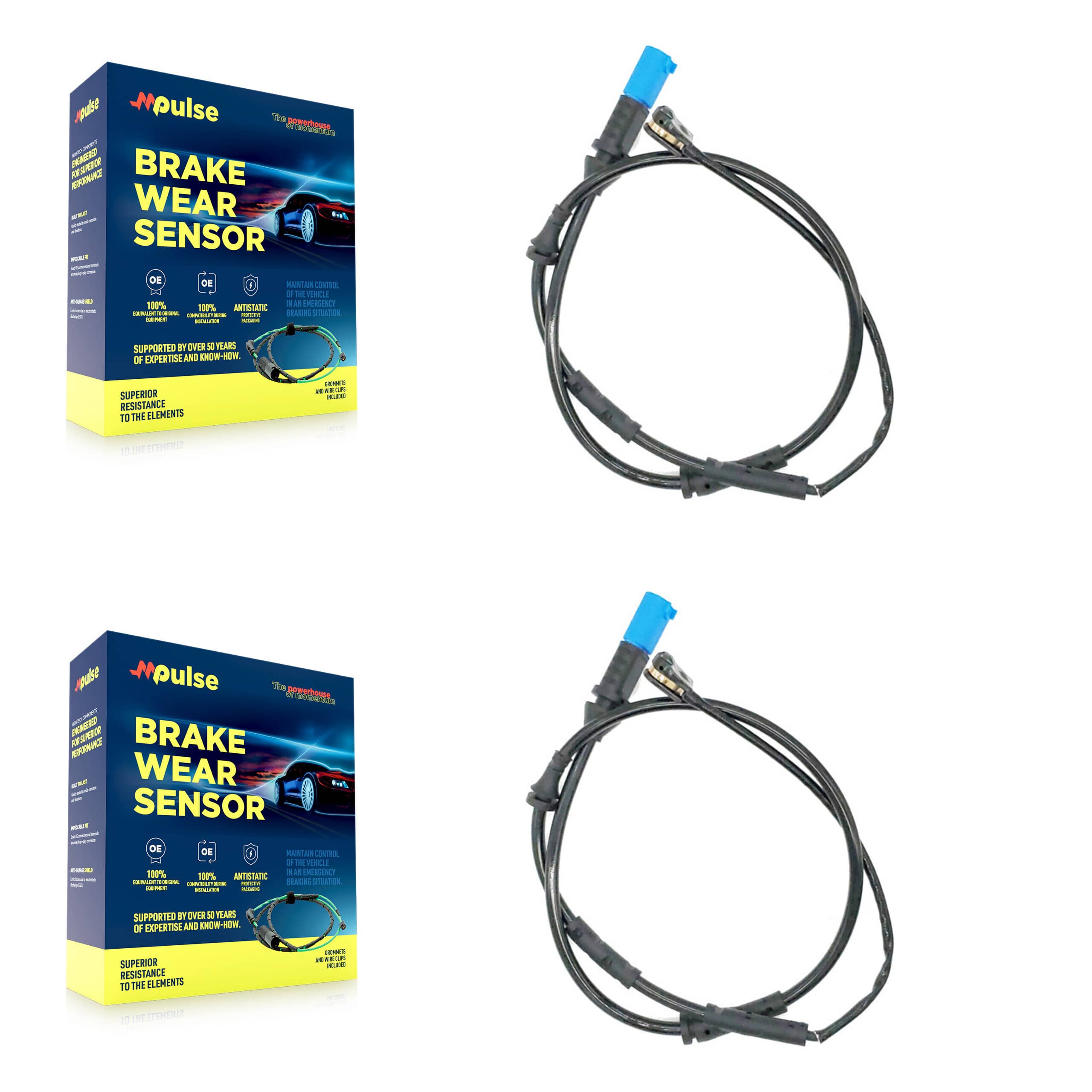 Mpulse - KSE-100090 - Front Disc Brake Pad Wear Sensor Kits