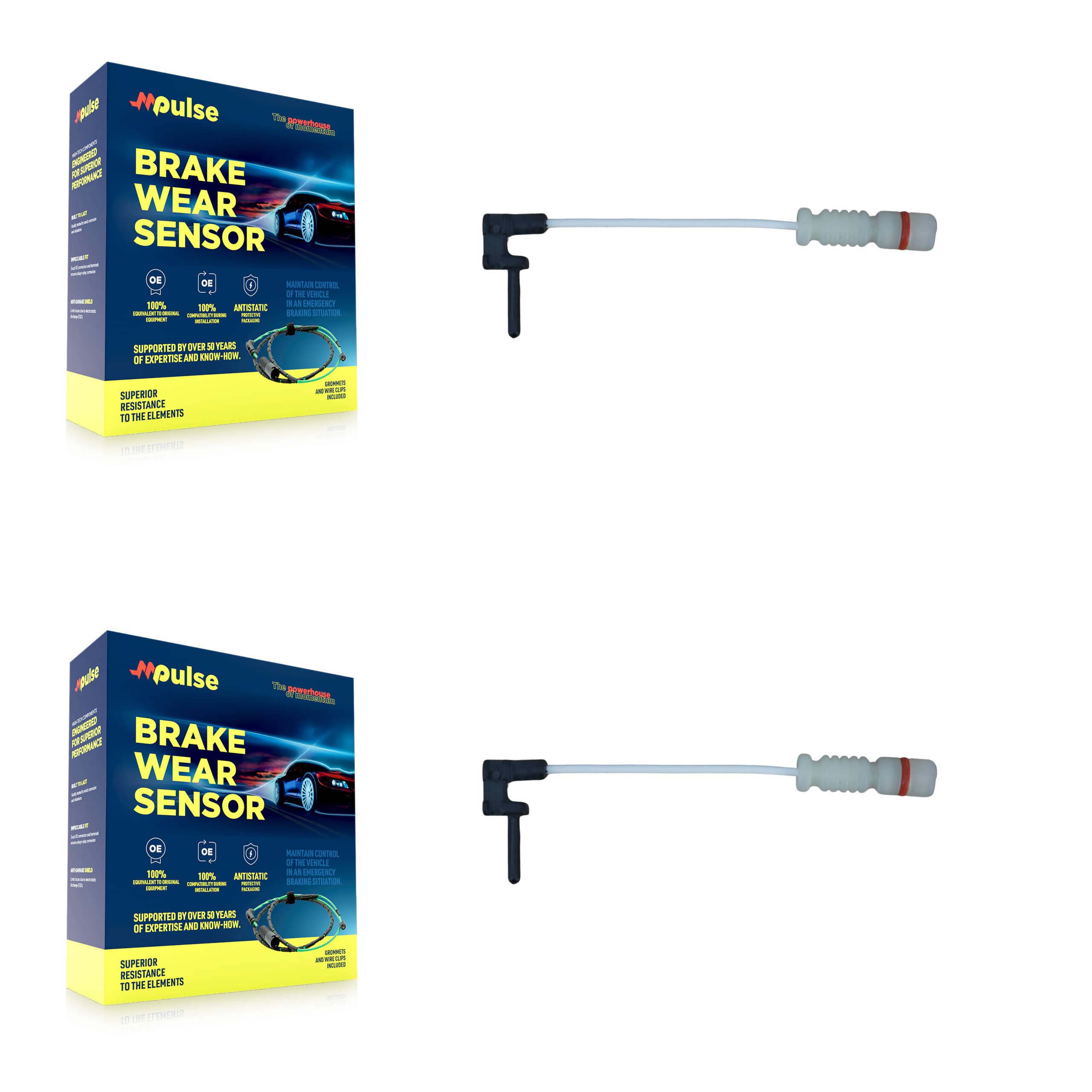 Mpulse - KSE-100252 - Rear Disc Brake Pad Wear Sensor Kits