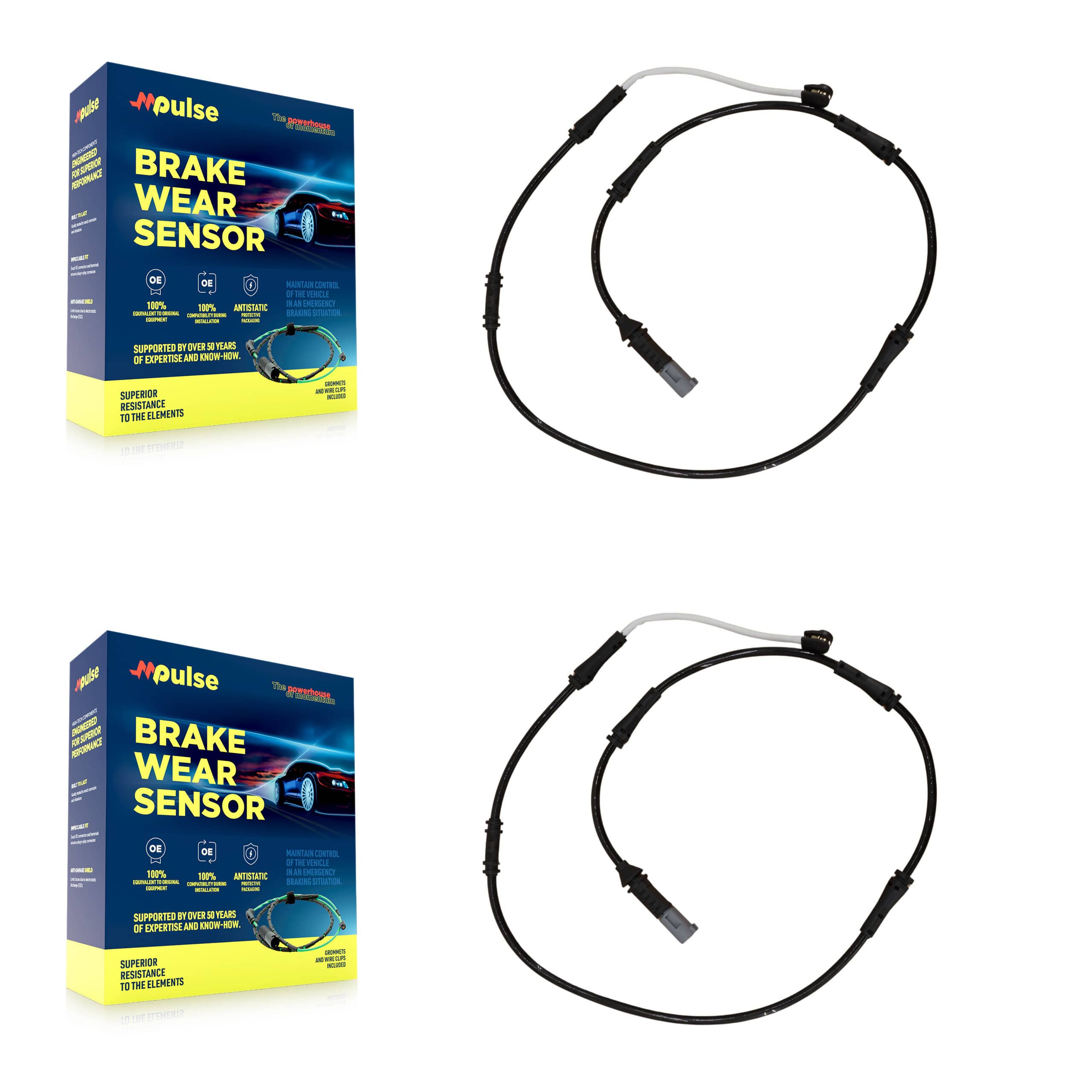 Mpulse - KSE-100254 - Rear Disc Brake Pad Wear Sensor Kits