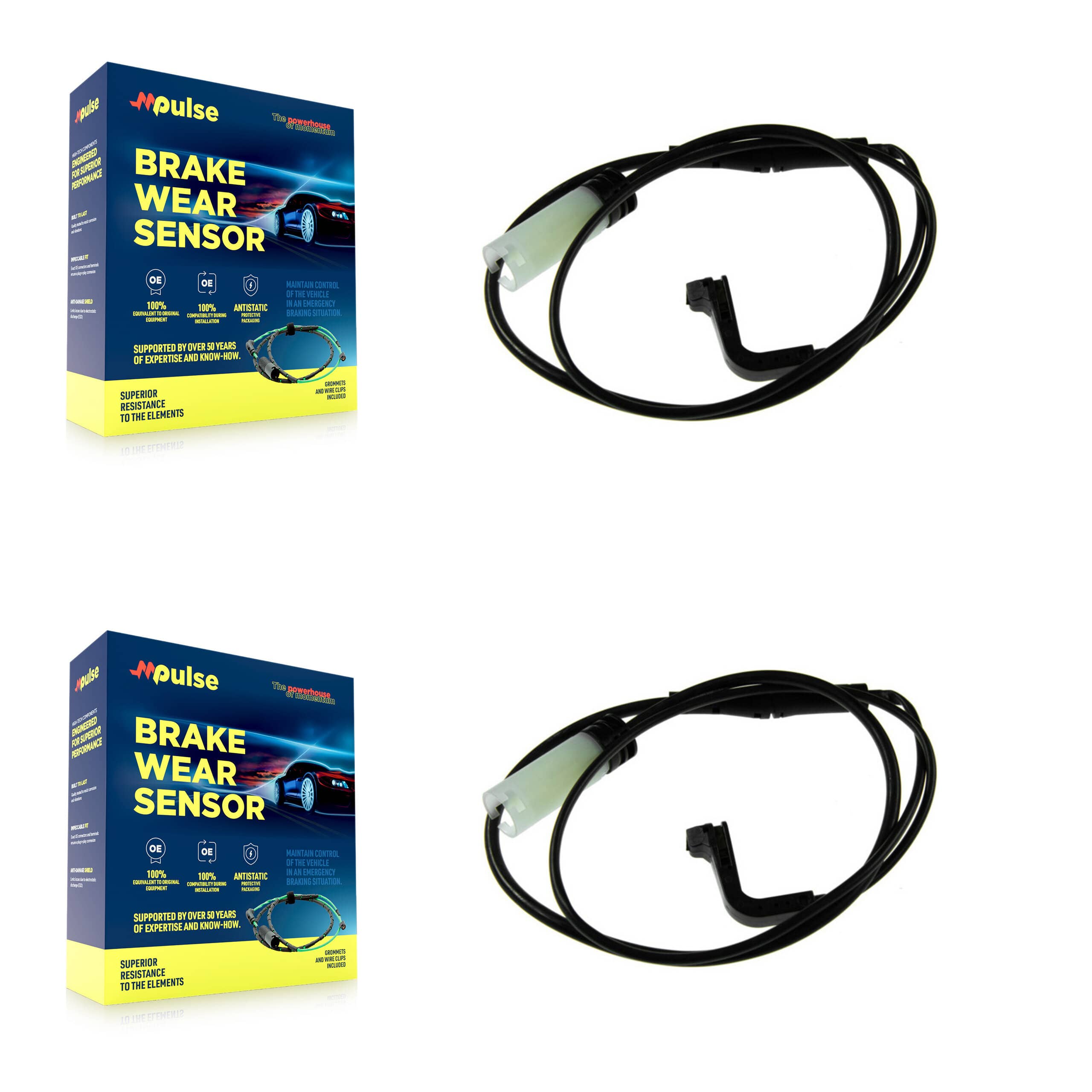 Mpulse - KSE-100255 - Rear Disc Brake Pad Wear Sensor Kits