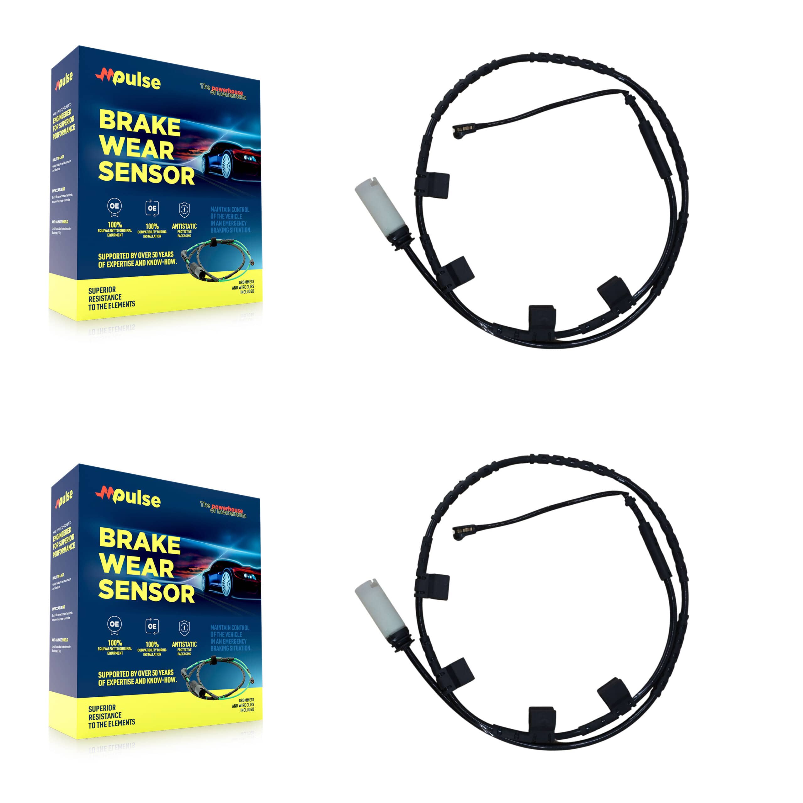 Mpulse - KSE-100265 - Rear Disc Brake Pad Wear Sensor Kits