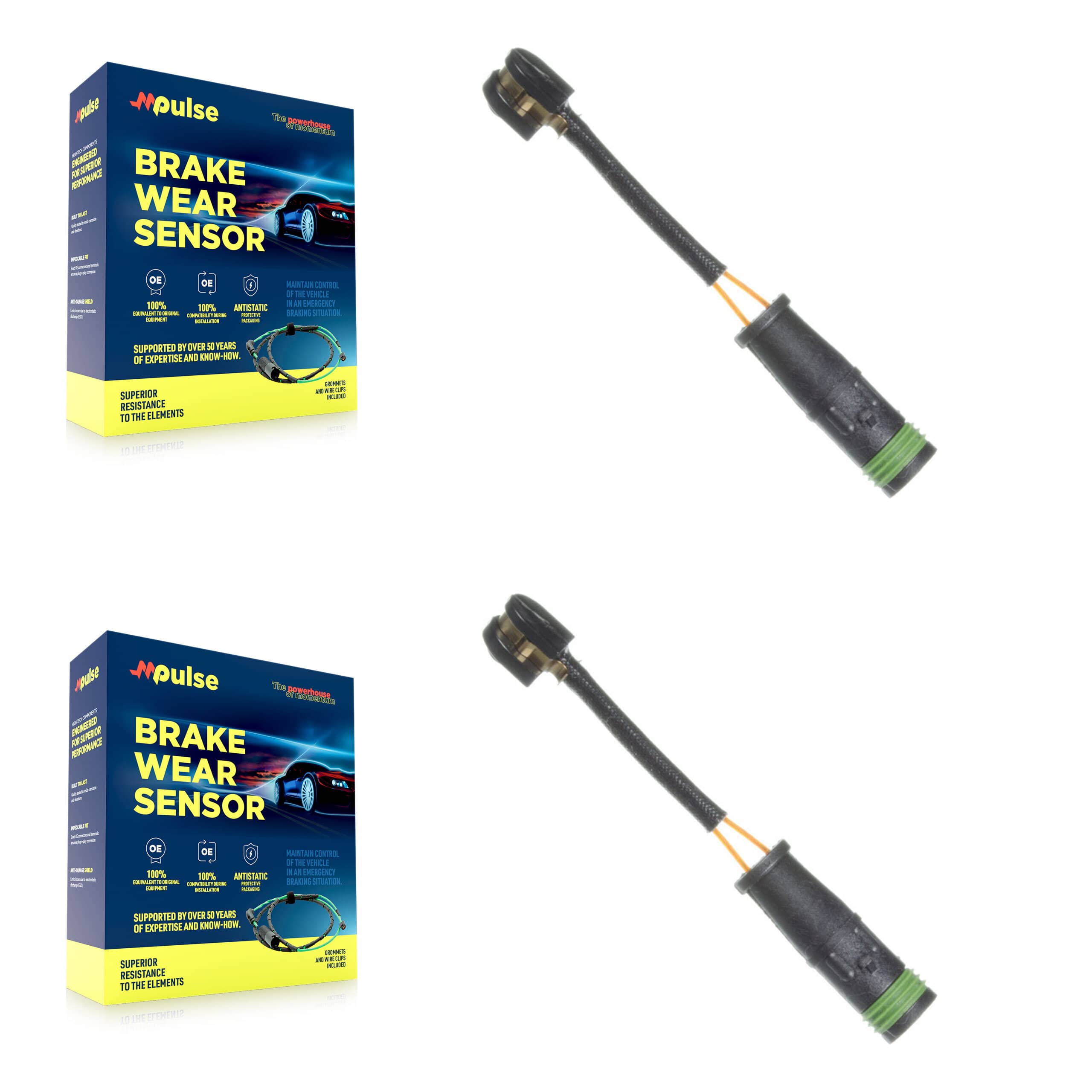 Mpulse - KSE-100289 - Rear Disc Brake Pad Wear Sensor Kits