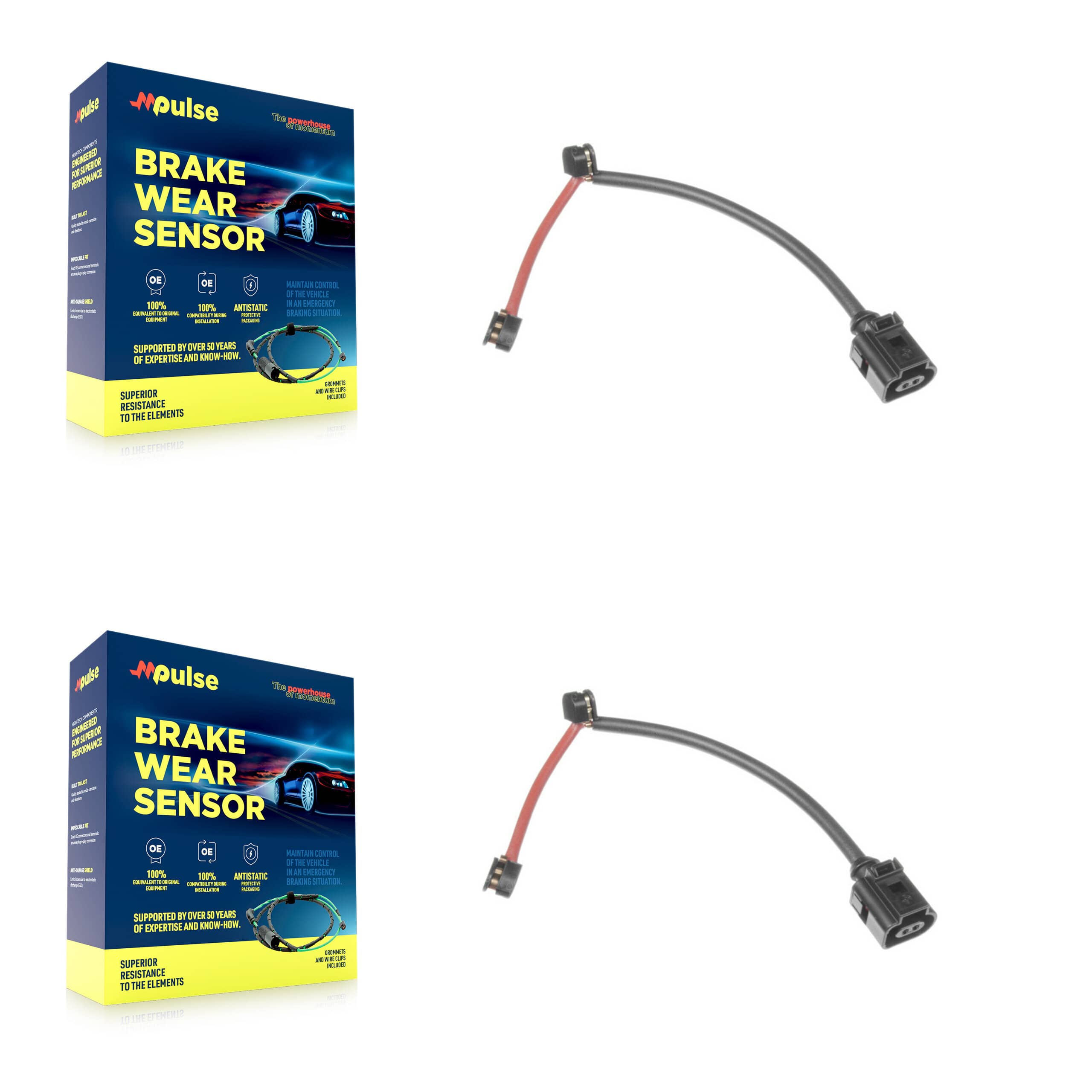 Mpulse - KSE-100303 - Rear Disc Brake Pad Wear Sensor Kits