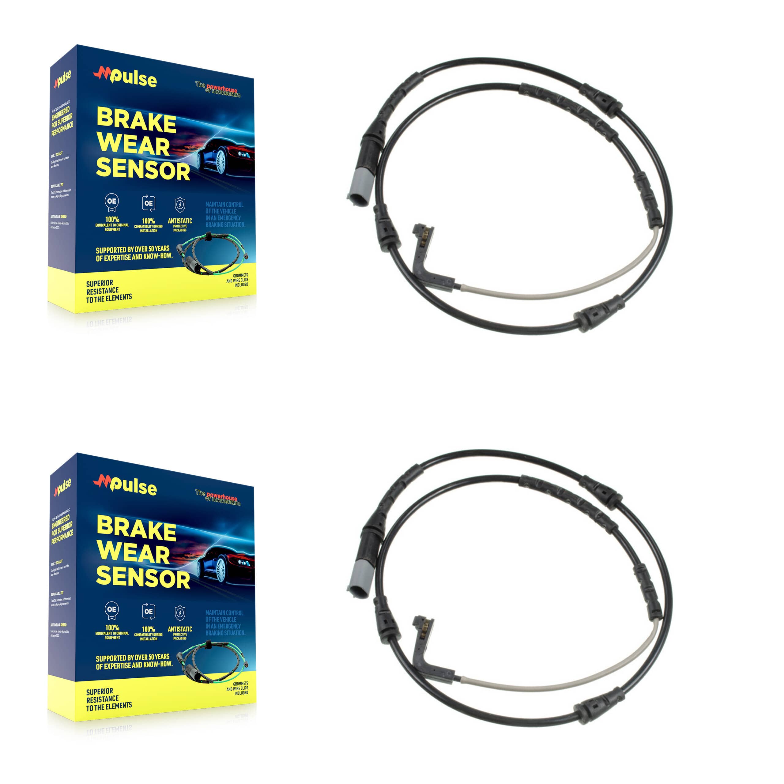 Mpulse - KSE-100383 - Front Disc Brake Pad Wear Sensor Kits