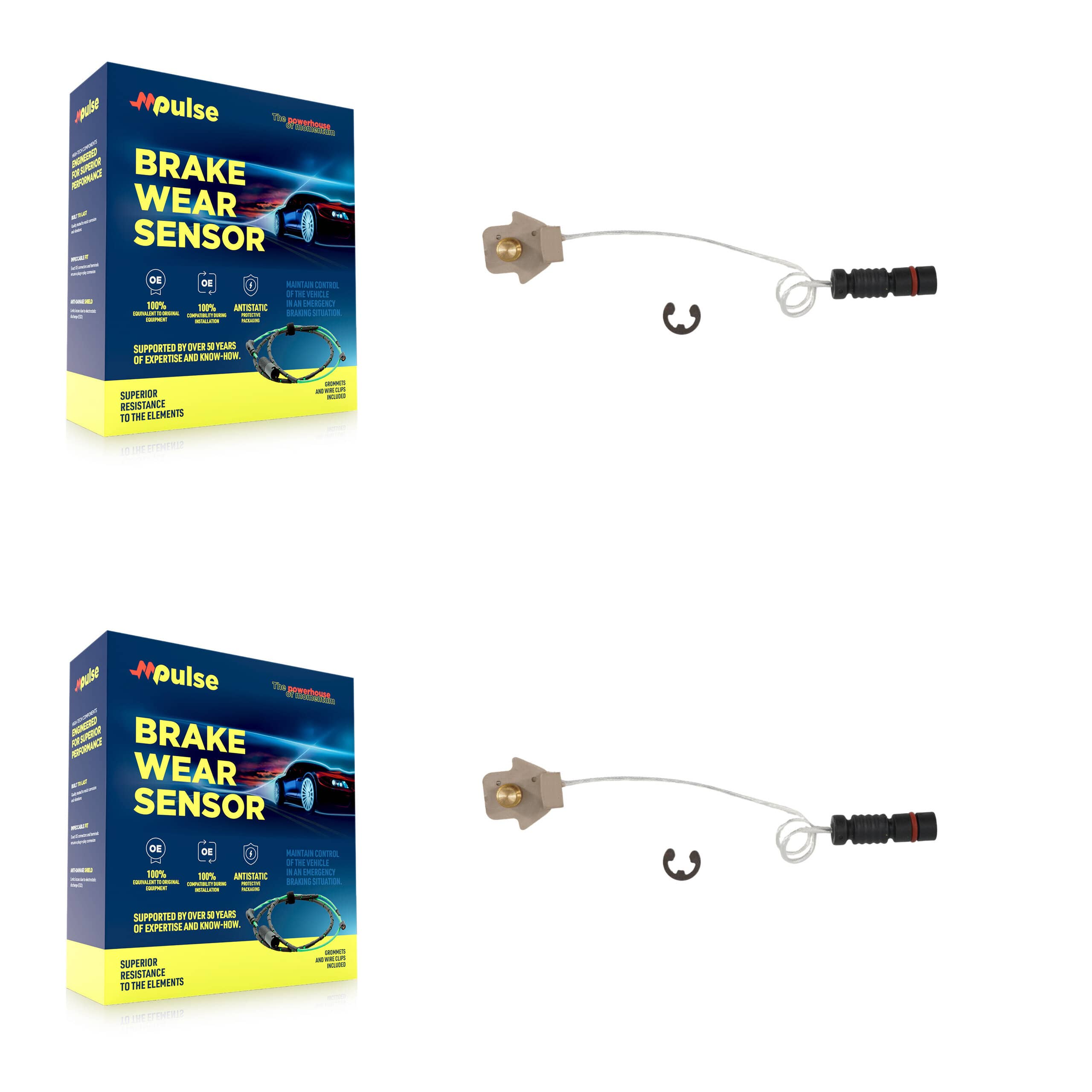 Mpulse - KSE-100460 - Rear Disc Brake Pad Wear Sensor Kits