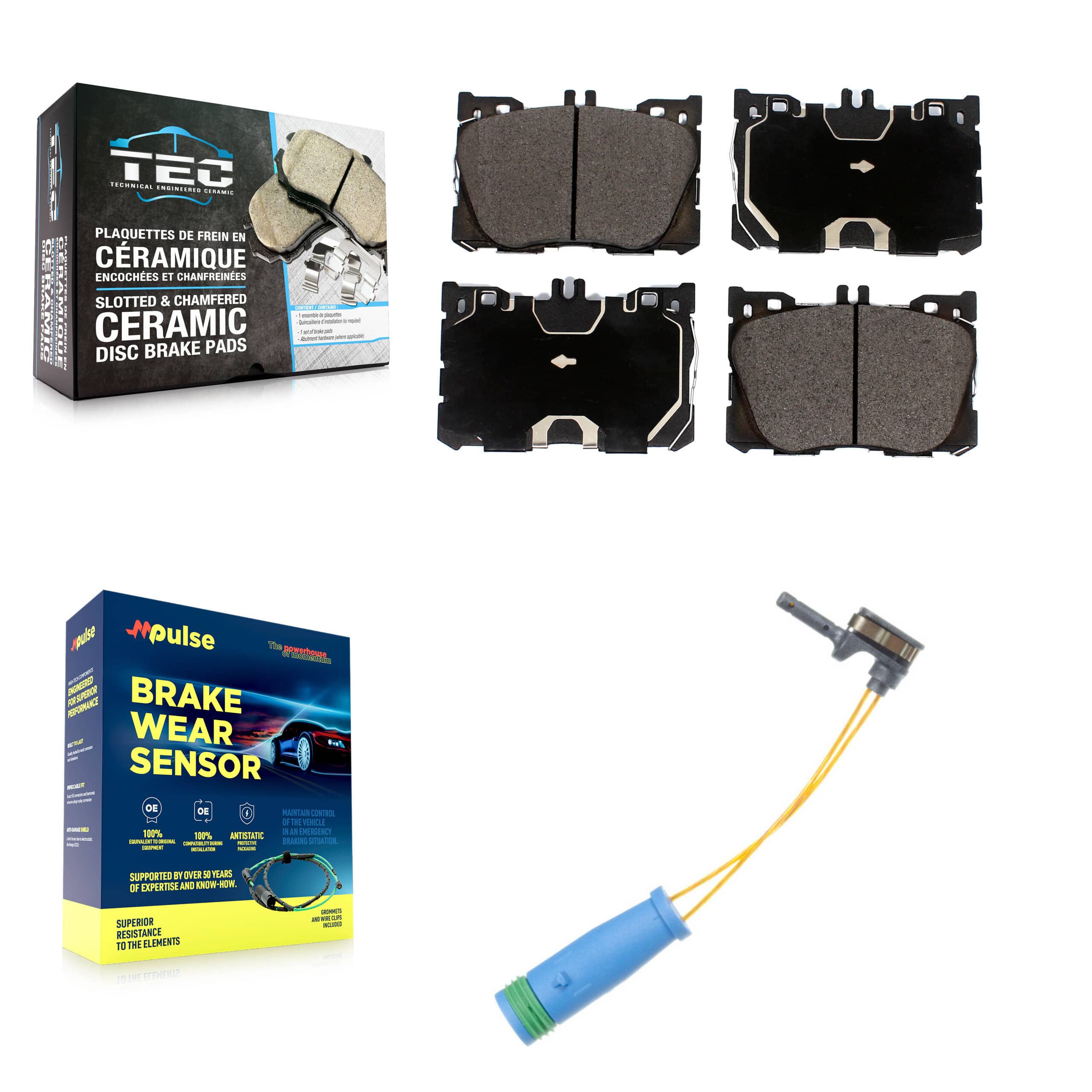 TEC - KTW-100003 - Front Disc Brake Pad Kits