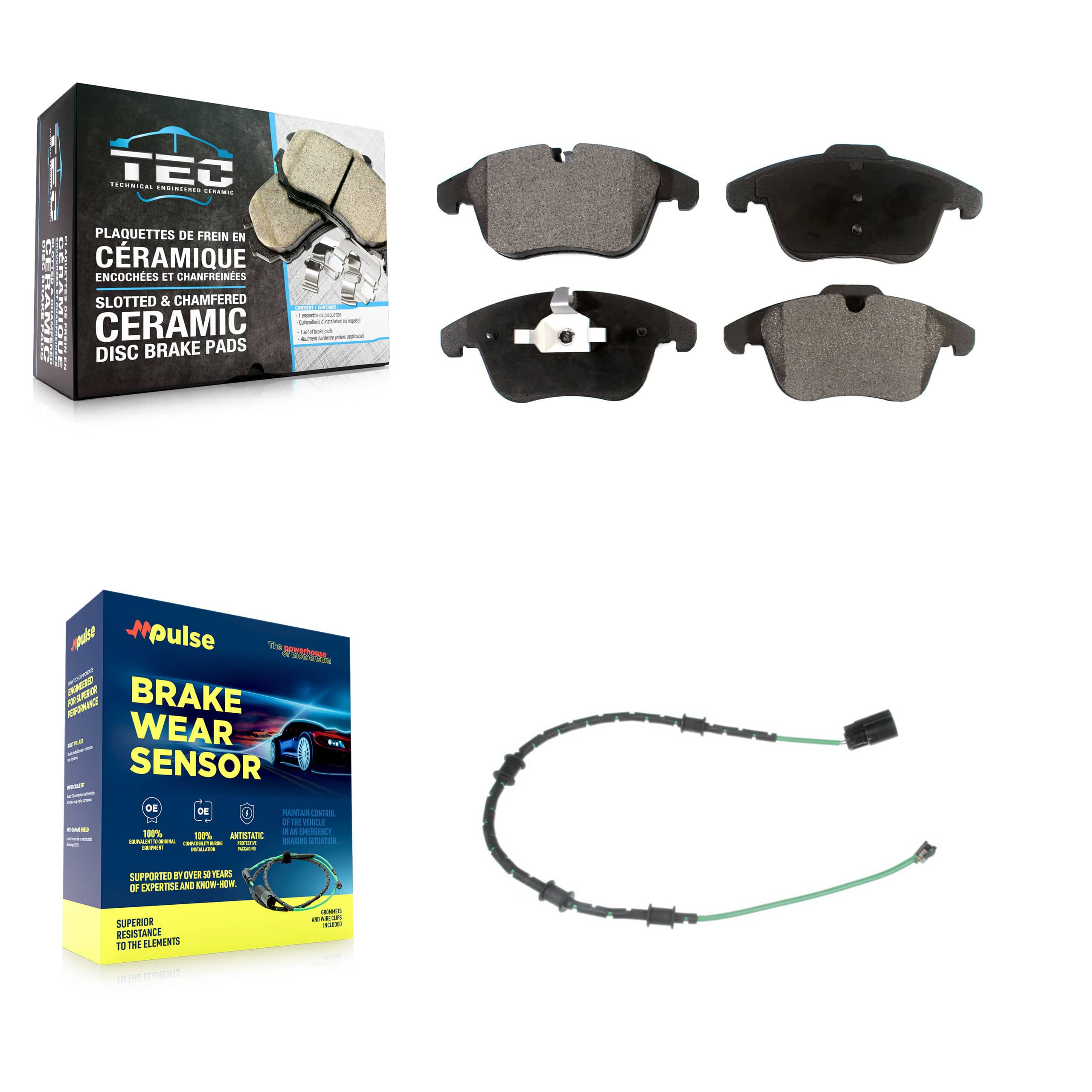 TEC - KTW-100028 - Front Disc Brake Pad Kits