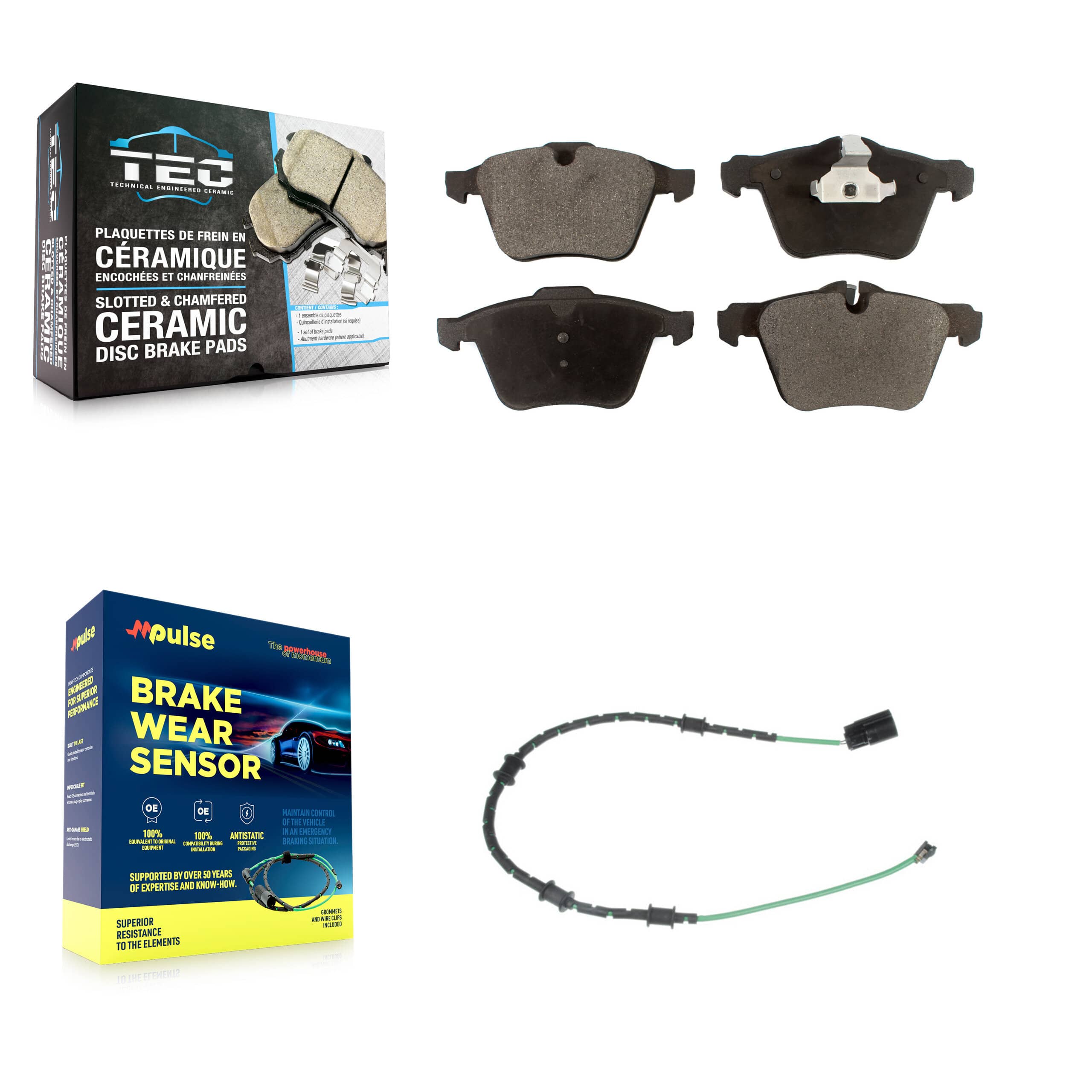 TEC - KTW-100029 - Front Disc Brake Pad Kits