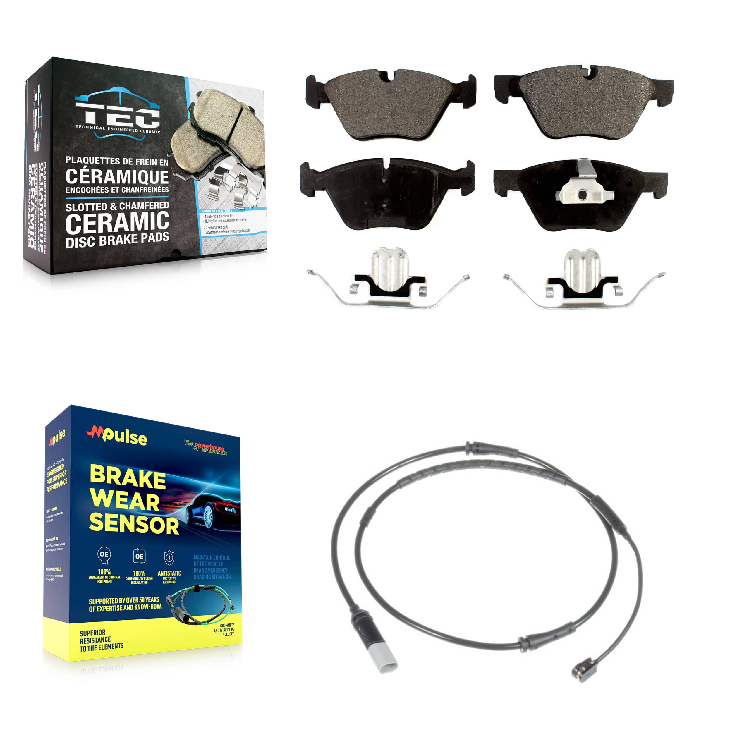 TEC - KTW-100079 - Front Disc Brake Pad Kits