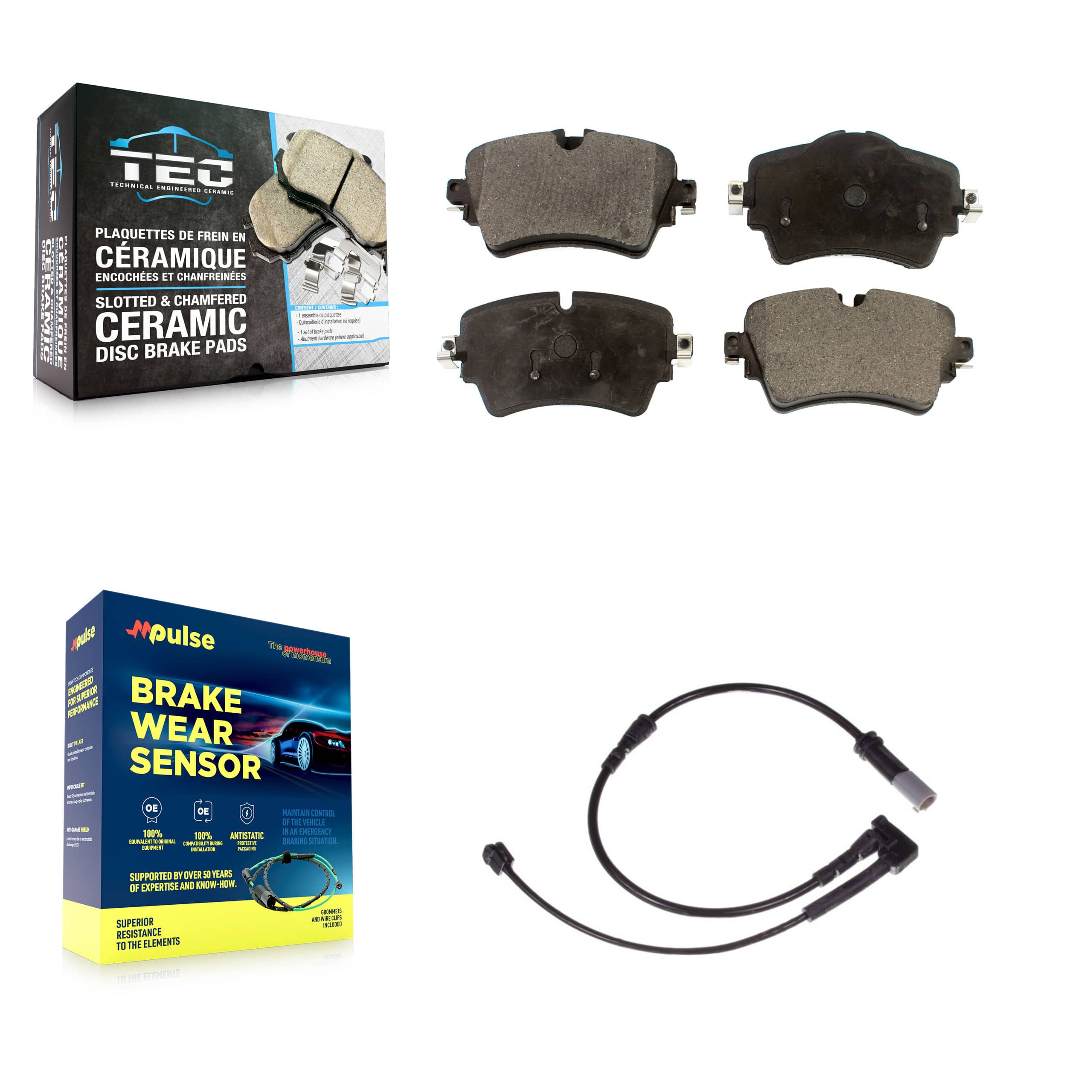 TEC - KTW-100104 - Front Disc Brake Pad Kits
