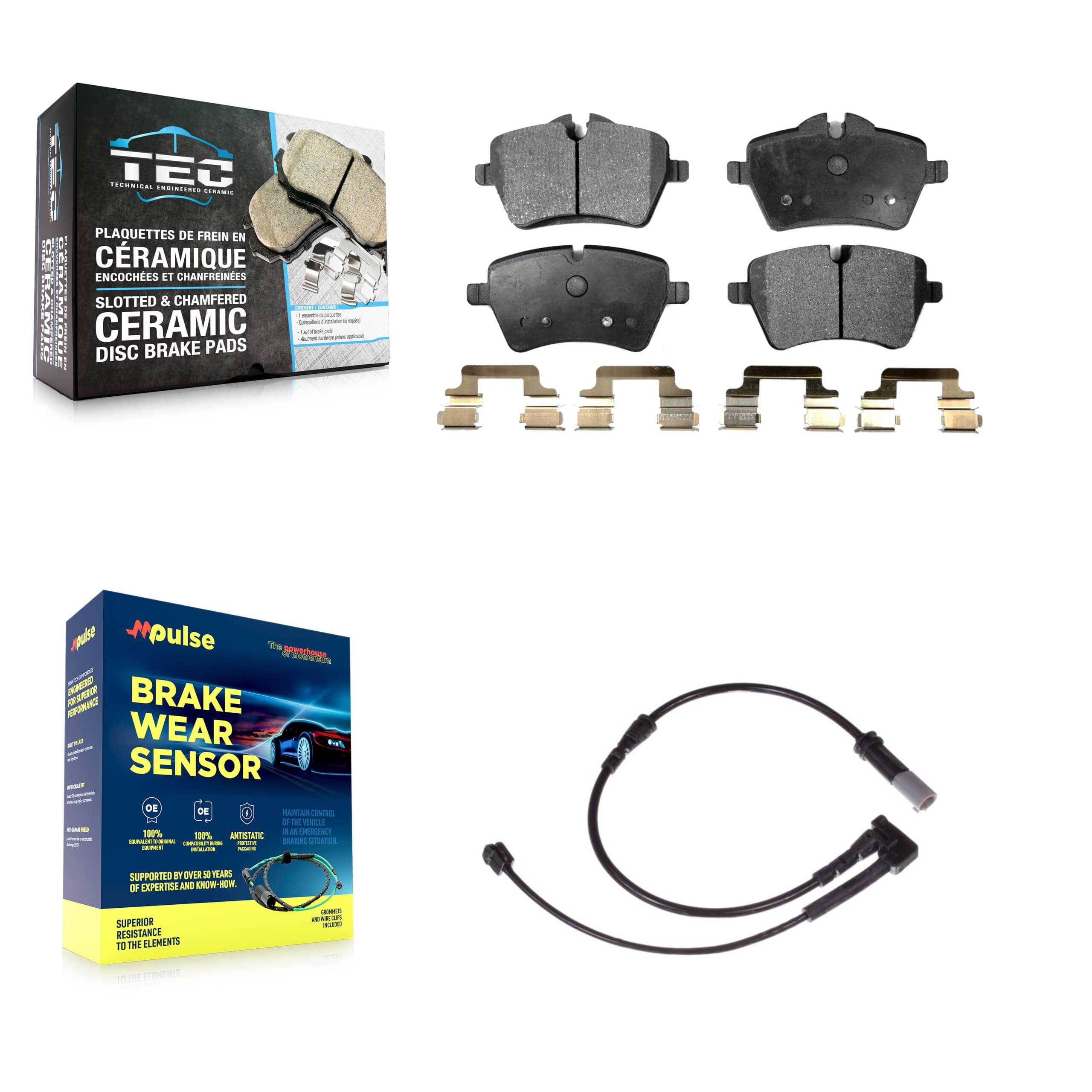 TEC - KTW-100108 - Front Disc Brake Pad Kits