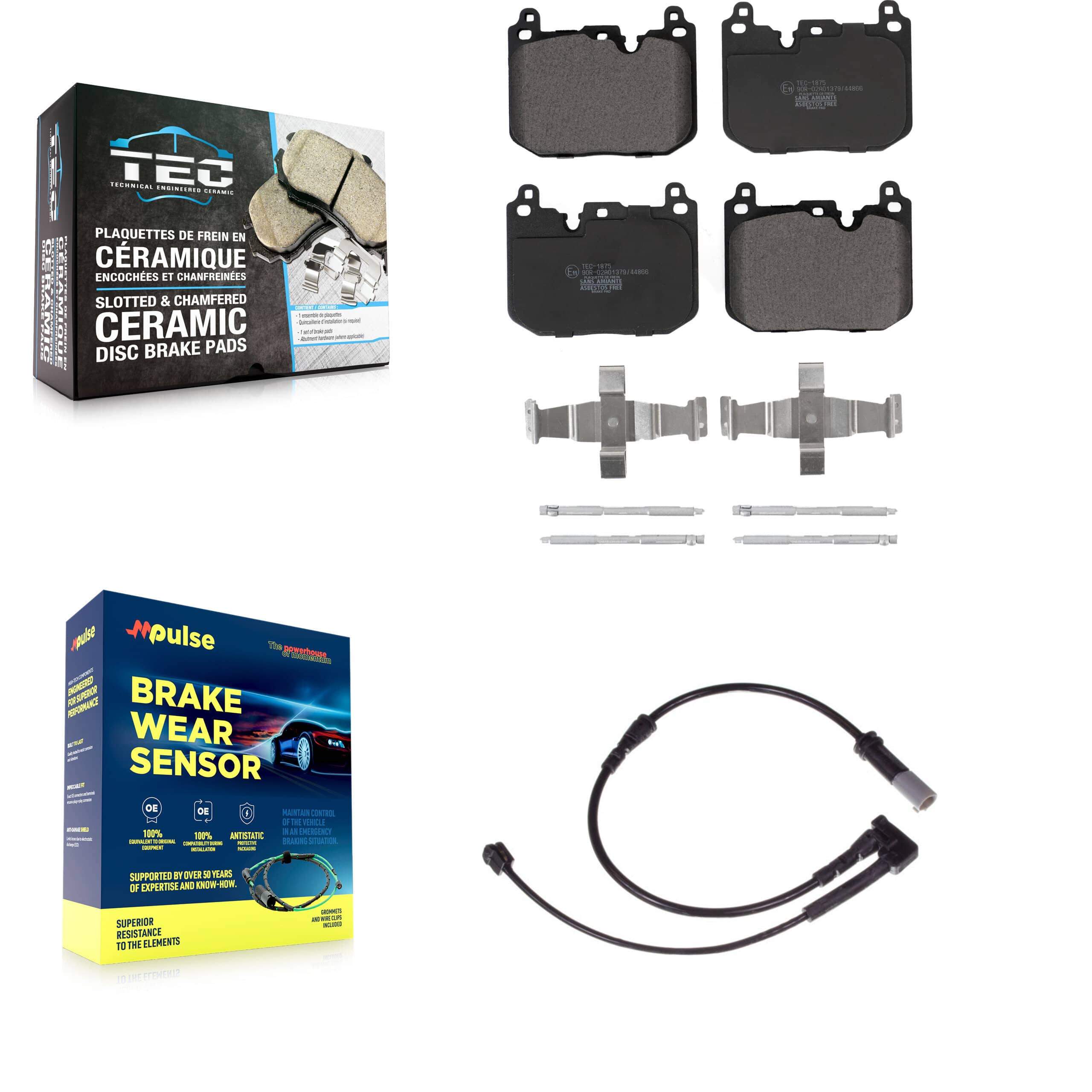 TEC - KTW-100110 - Front Disc Brake Pad Kits