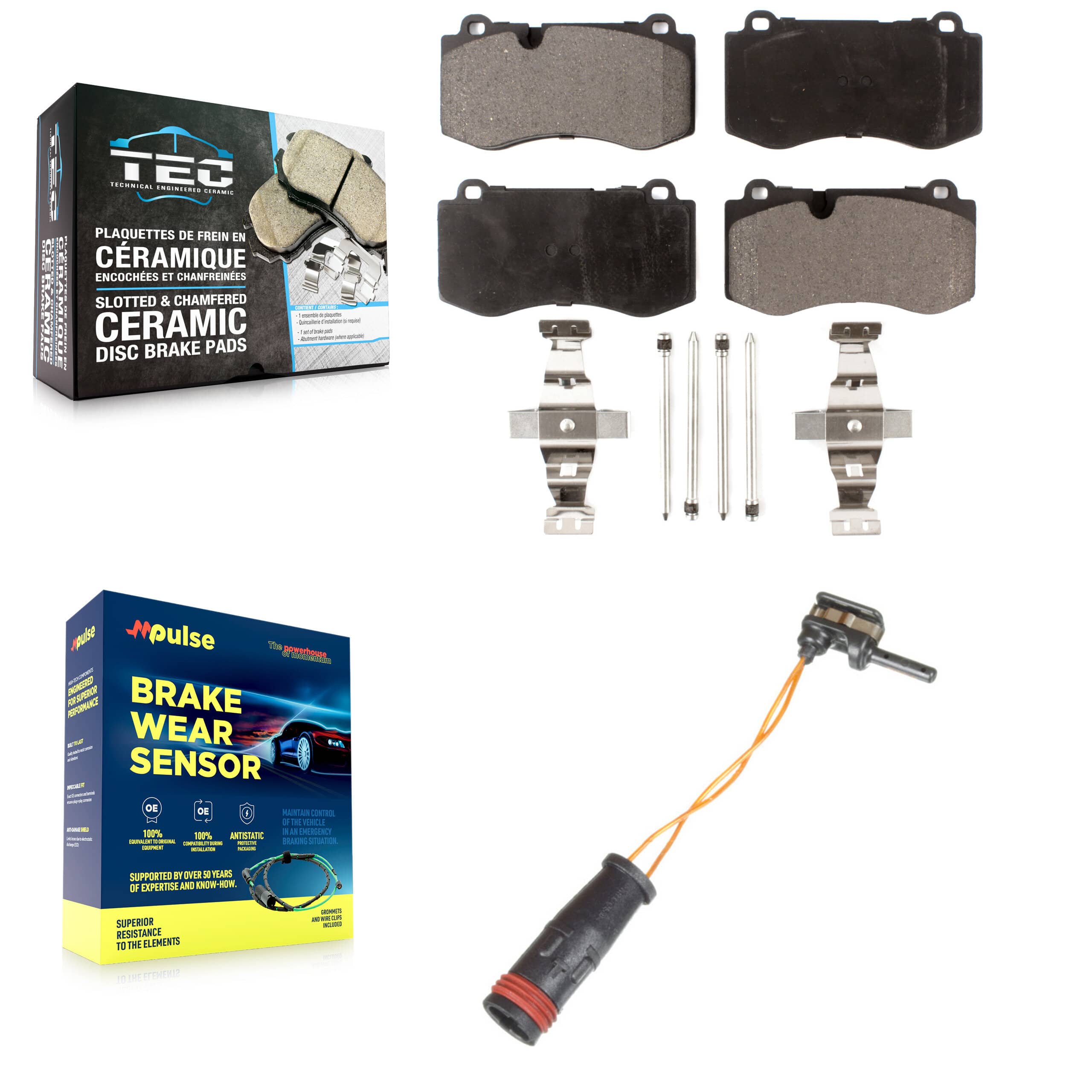 TEC - KTW-100116 - Front Disc Brake Pad Kits