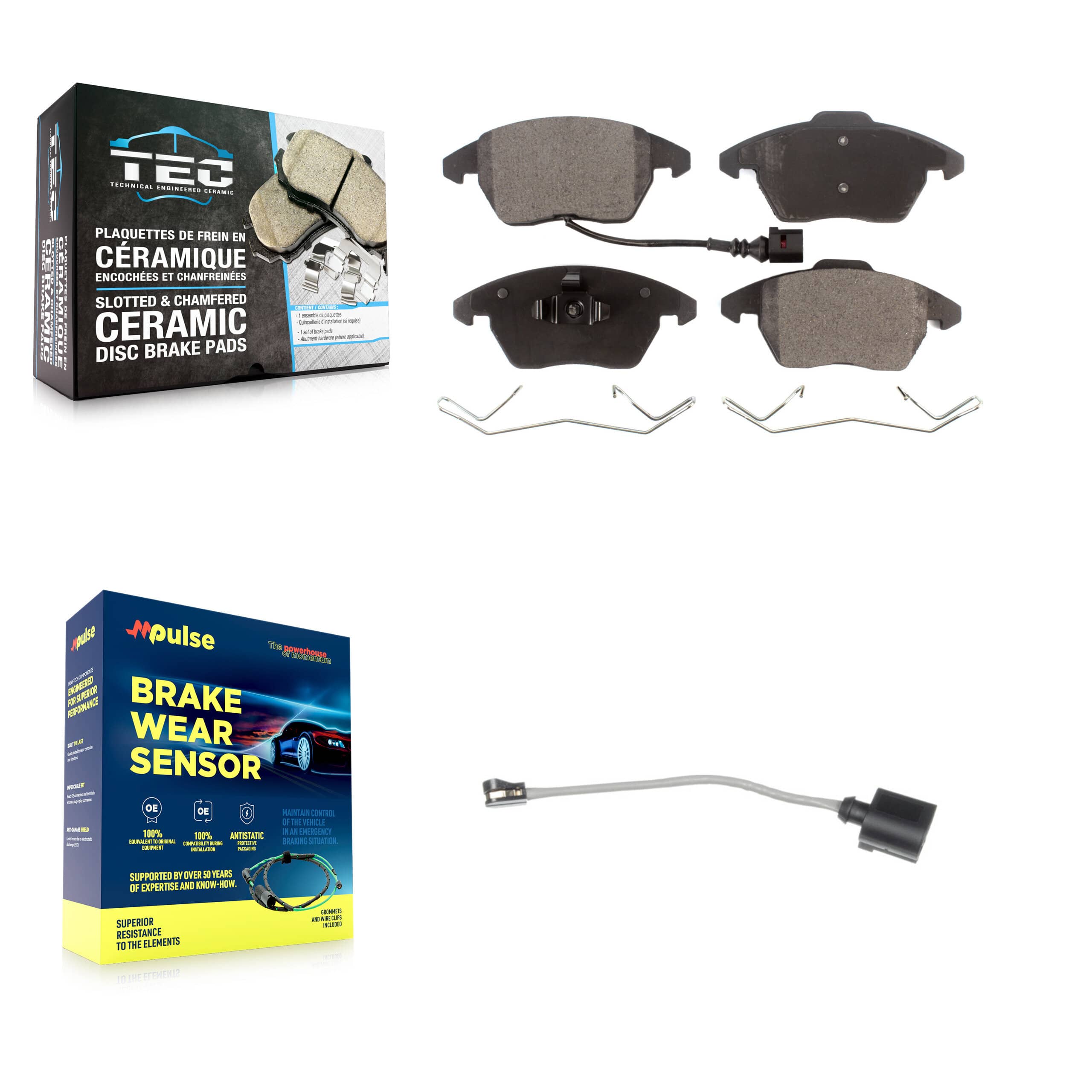 TEC - KTW-100123 - Front Disc Brake Pad Kits