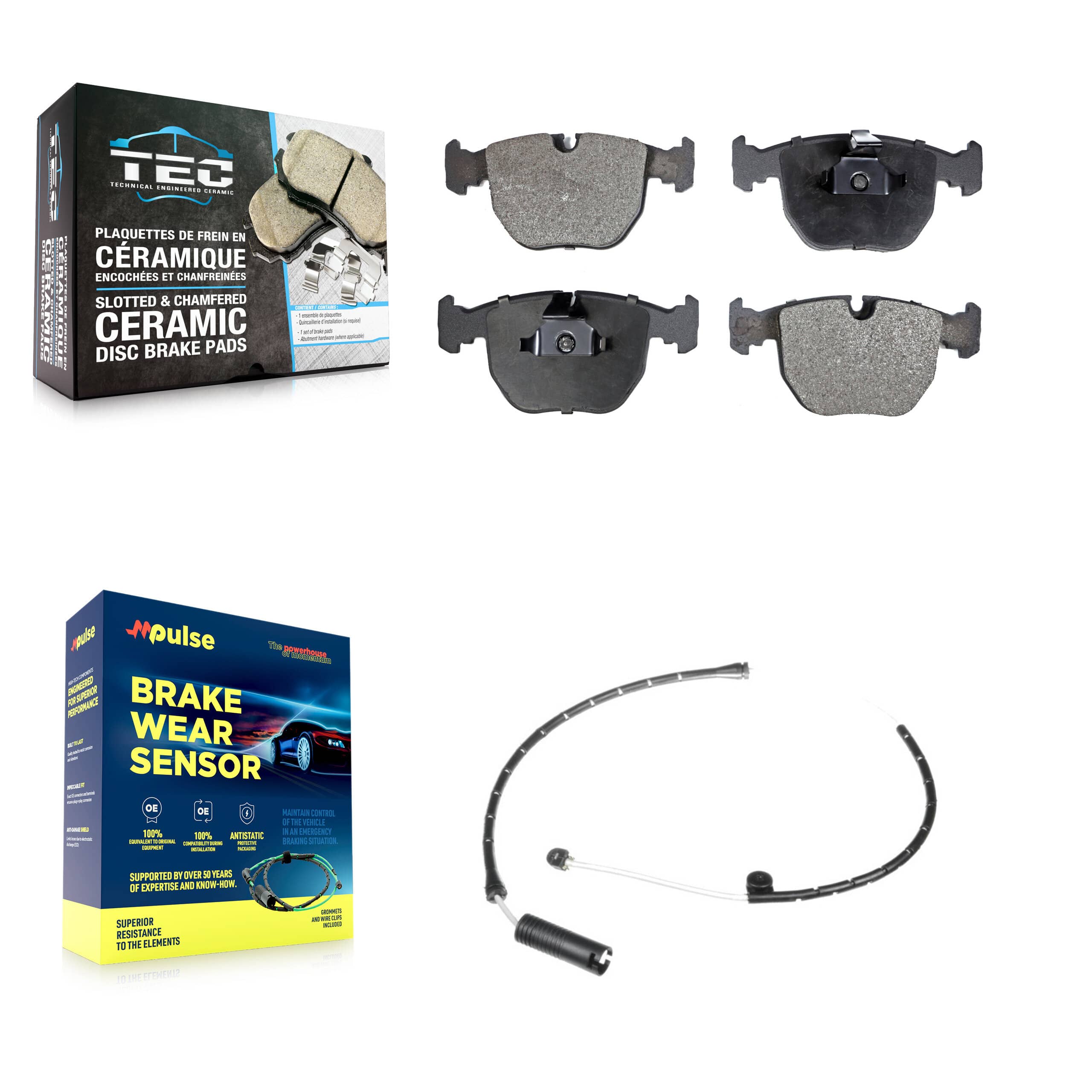 TEC - KTW-100125 - Front Disc Brake Pad Kits