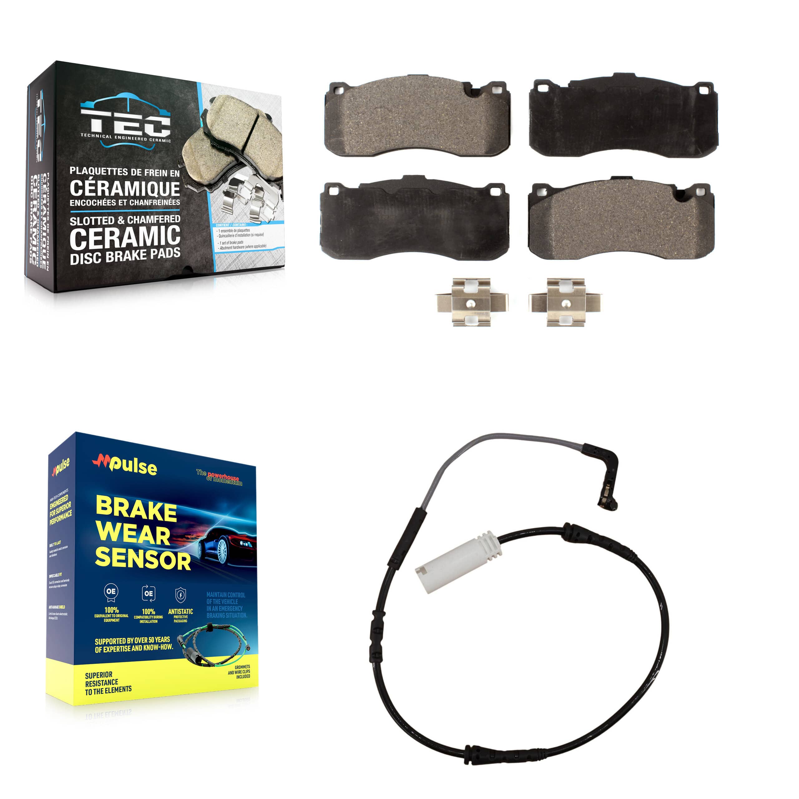 TEC - KTW-100129 - Front Disc Brake Pad Kits