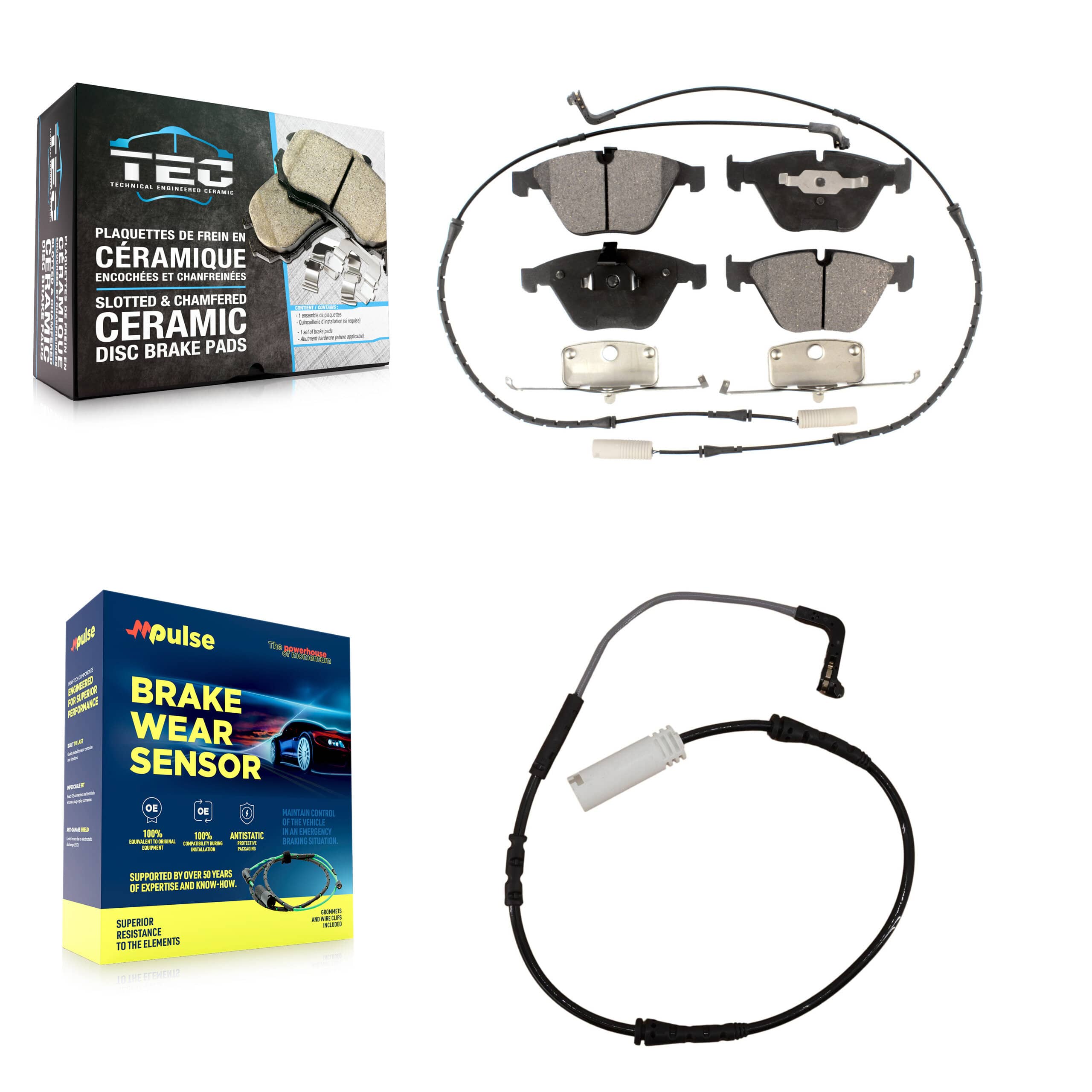 TEC - KTW-100131 - Front Disc Brake Pad Kits