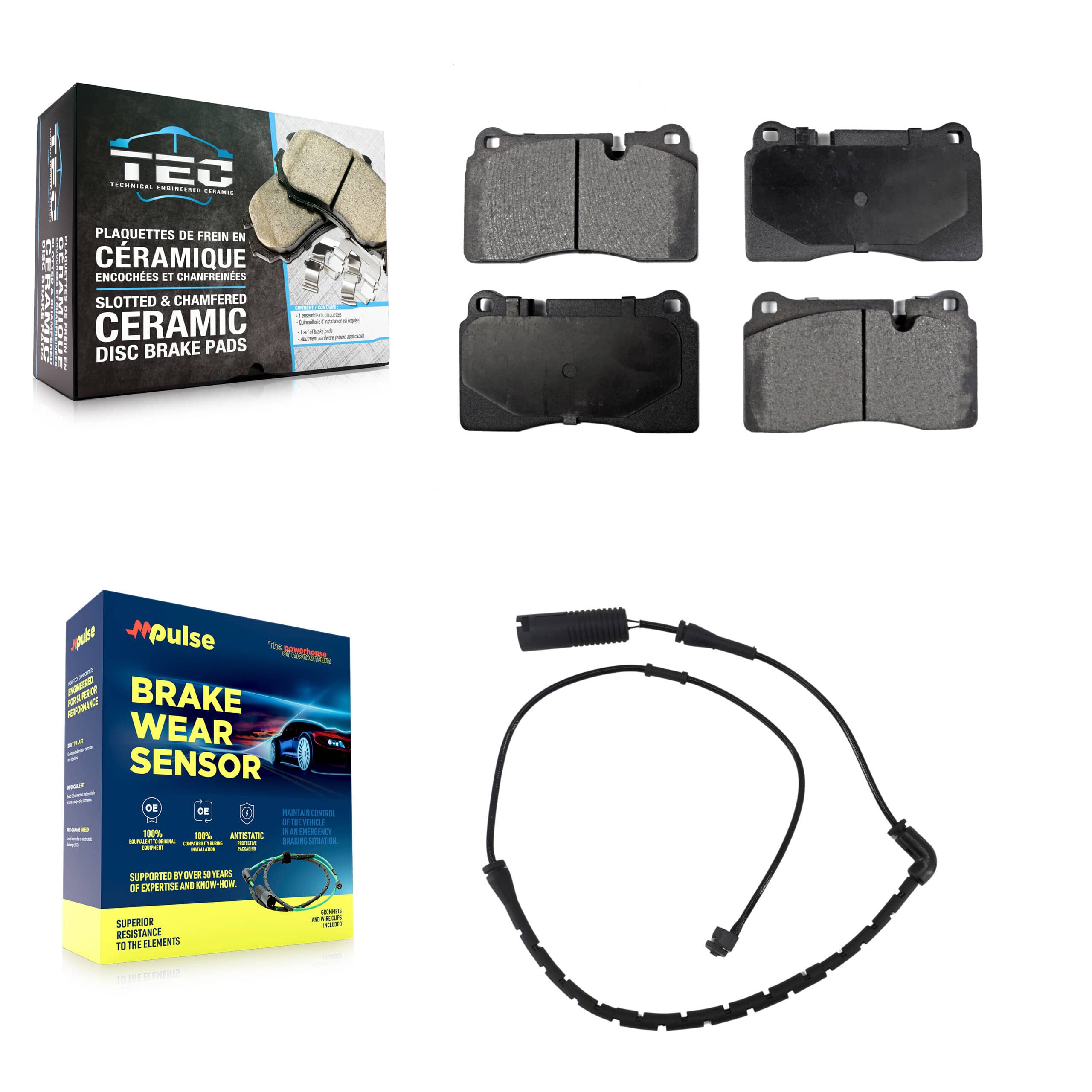 TEC - KTW-100145 - Front Disc Brake Pad Kits