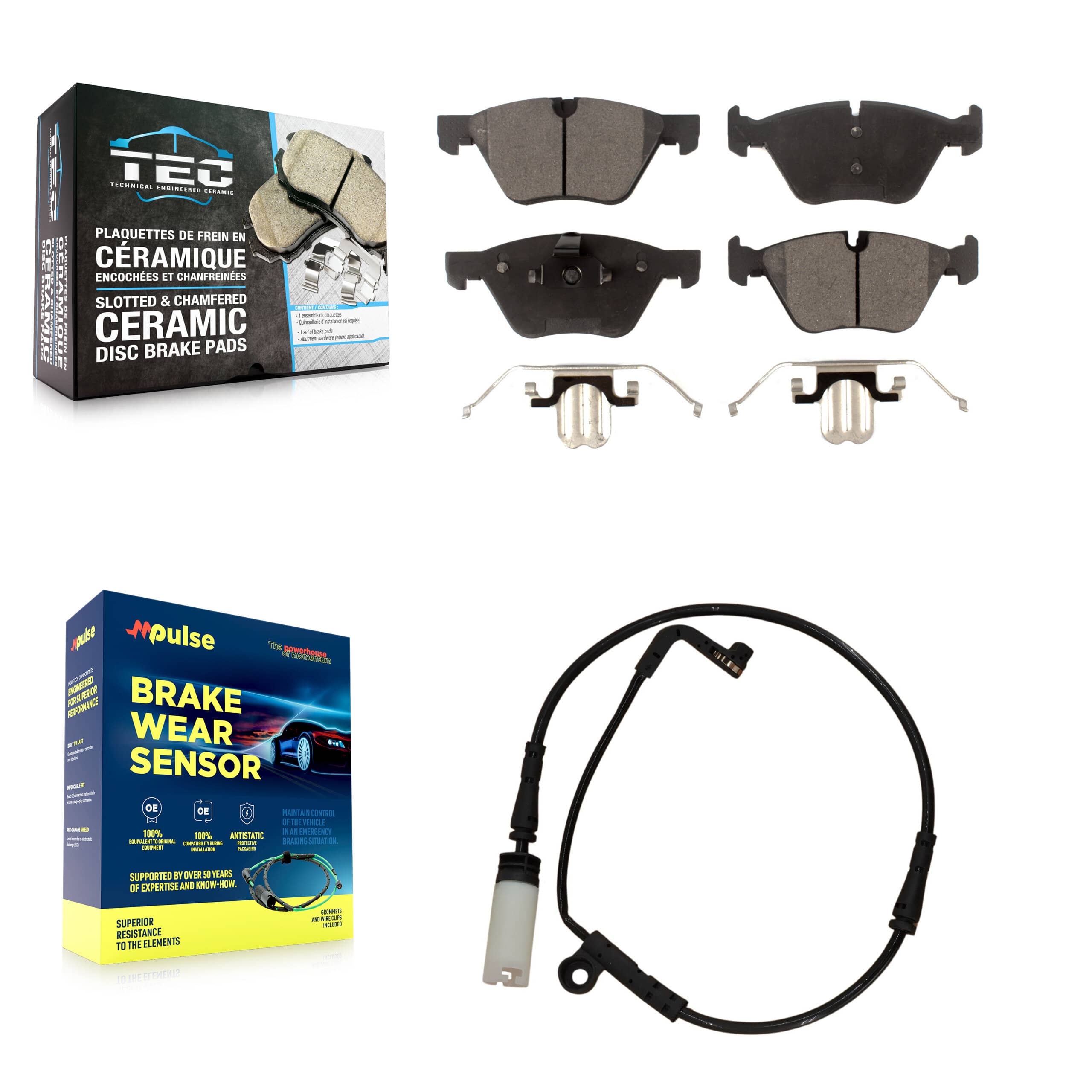 TEC - KTW-100155 - Front Disc Brake Pad Kits