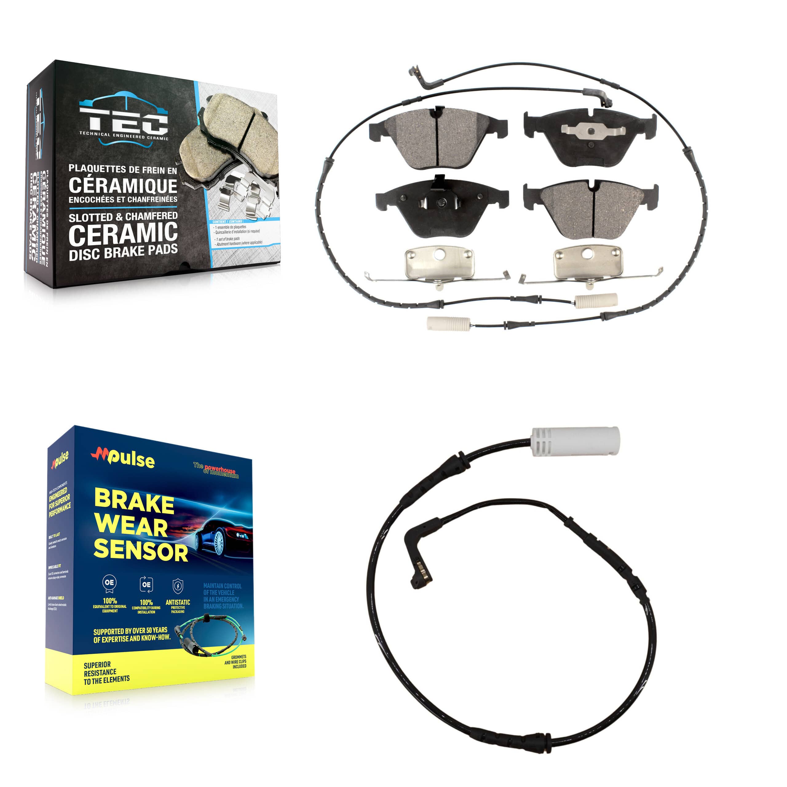 TEC - KTW-100156 - Front Disc Brake Pad Kits