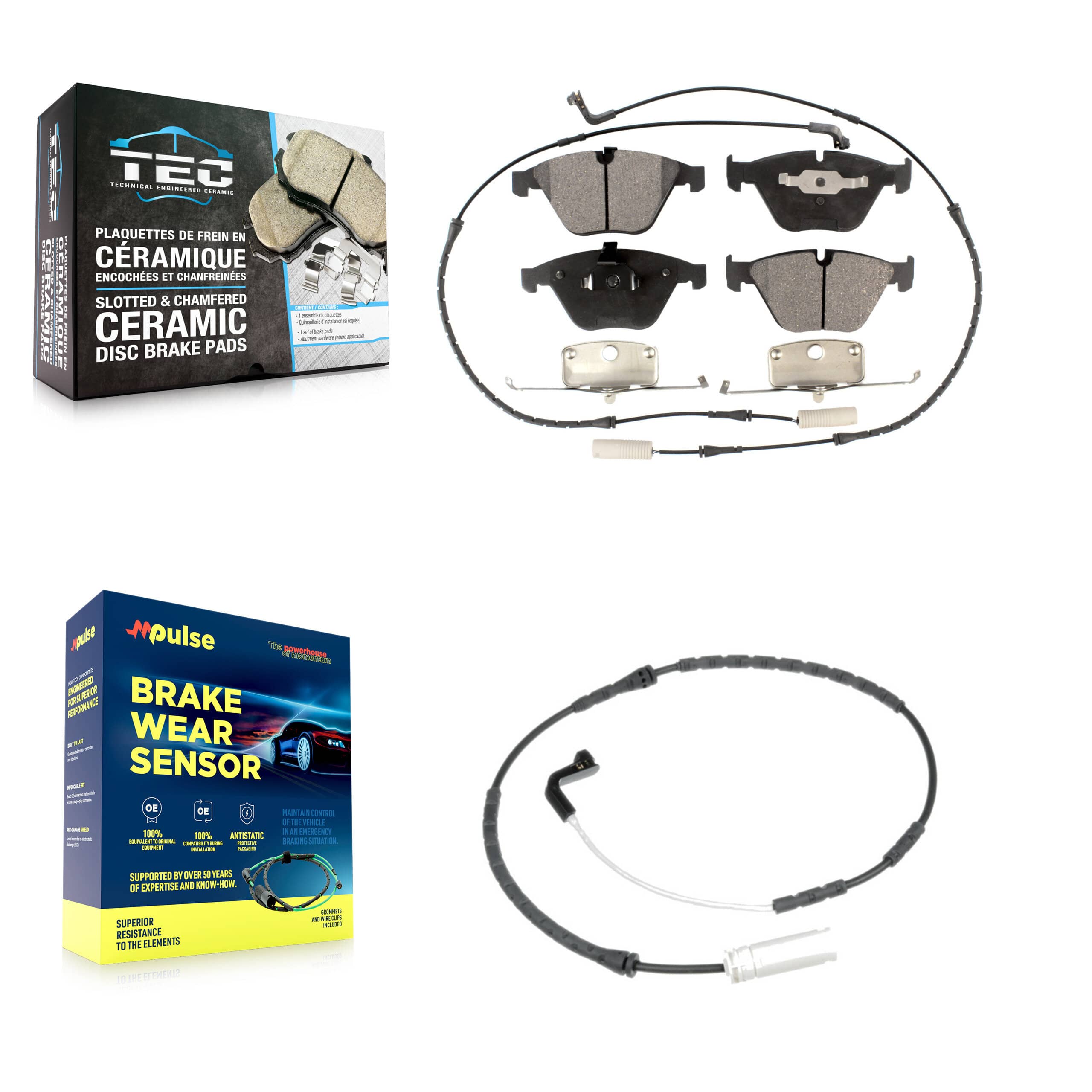 TEC - KTW-100159 - Front Disc Brake Pad Kits