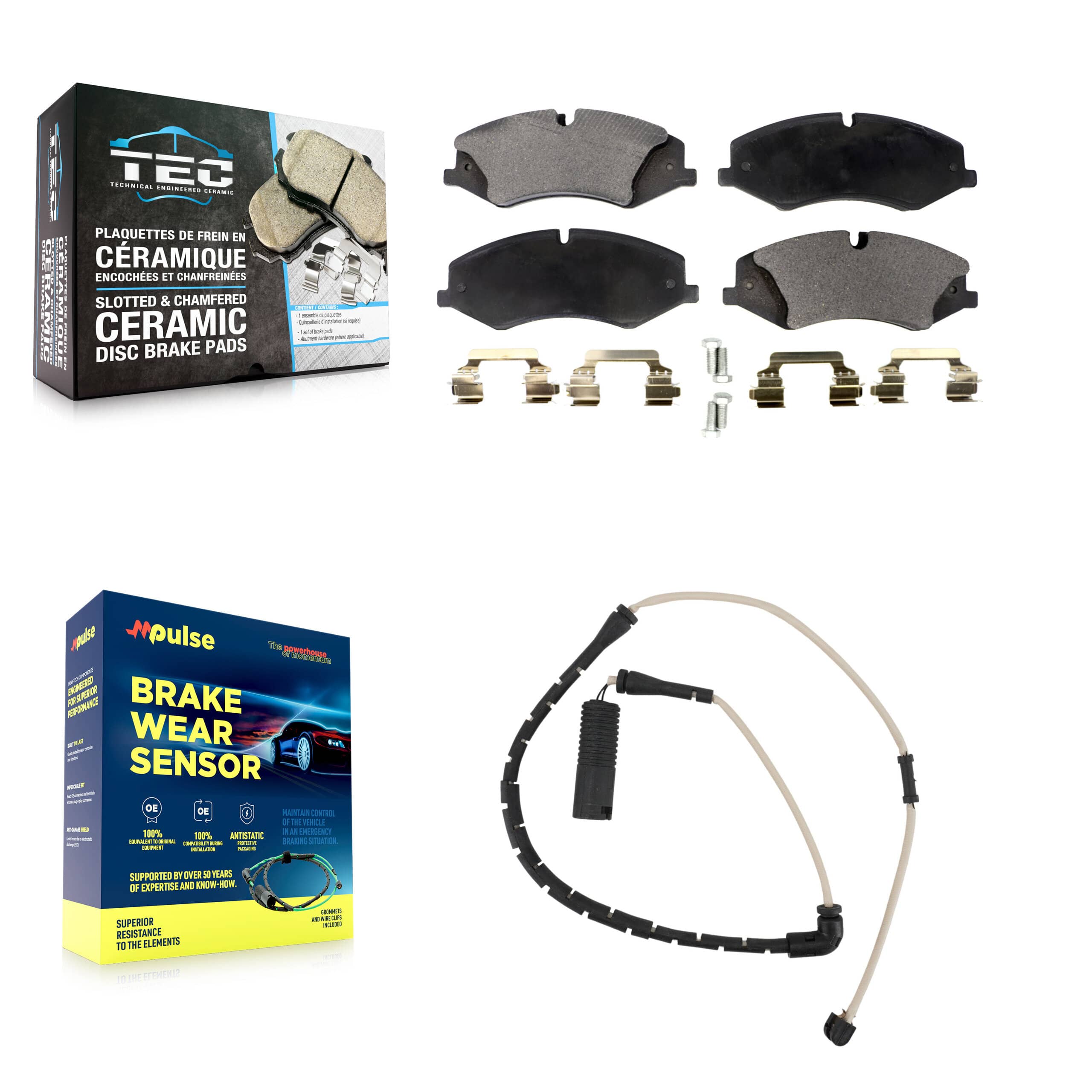 TEC - KTW-100170 - Front Disc Brake Pad Kits