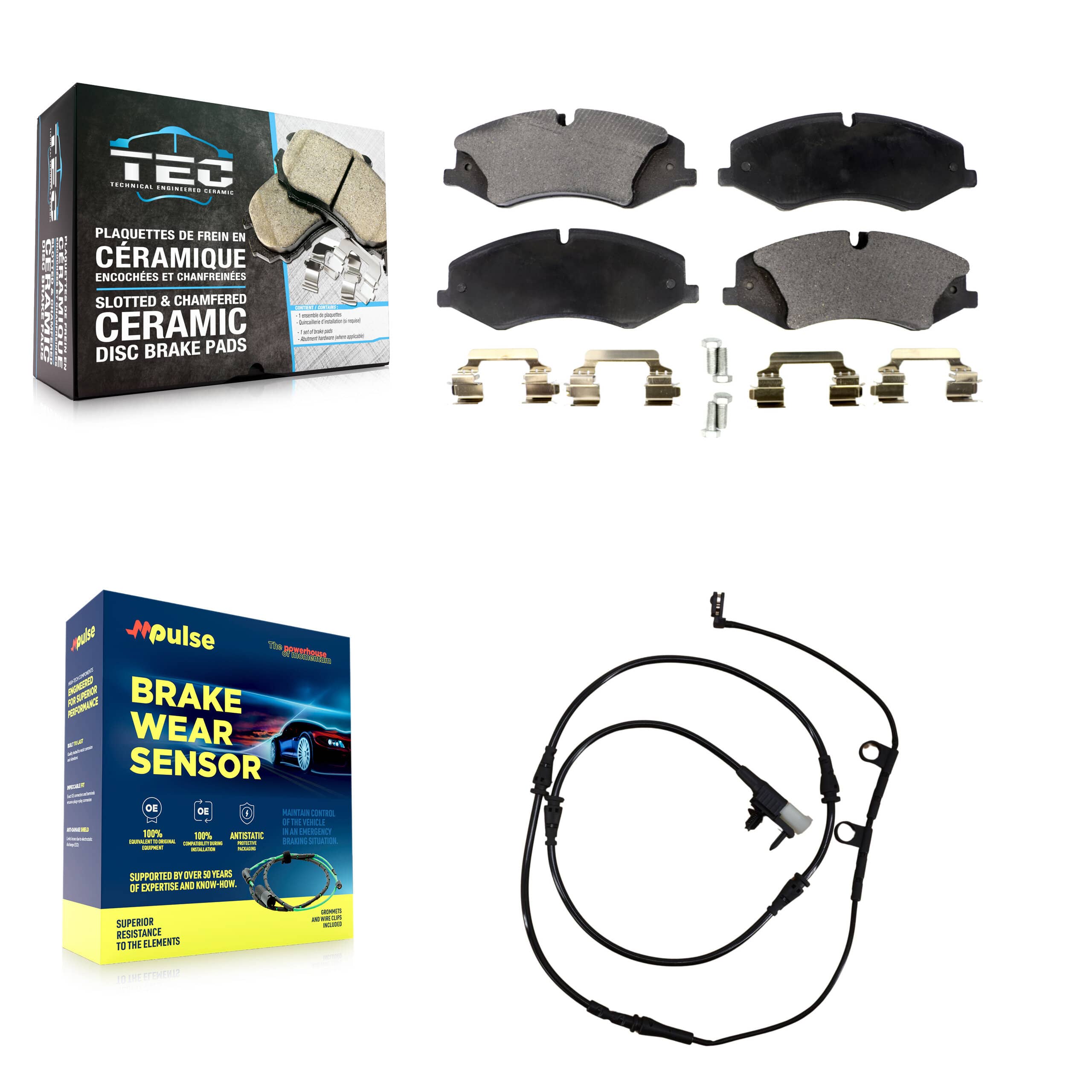 TEC - KTW-100176 - Front Disc Brake Pad Kits