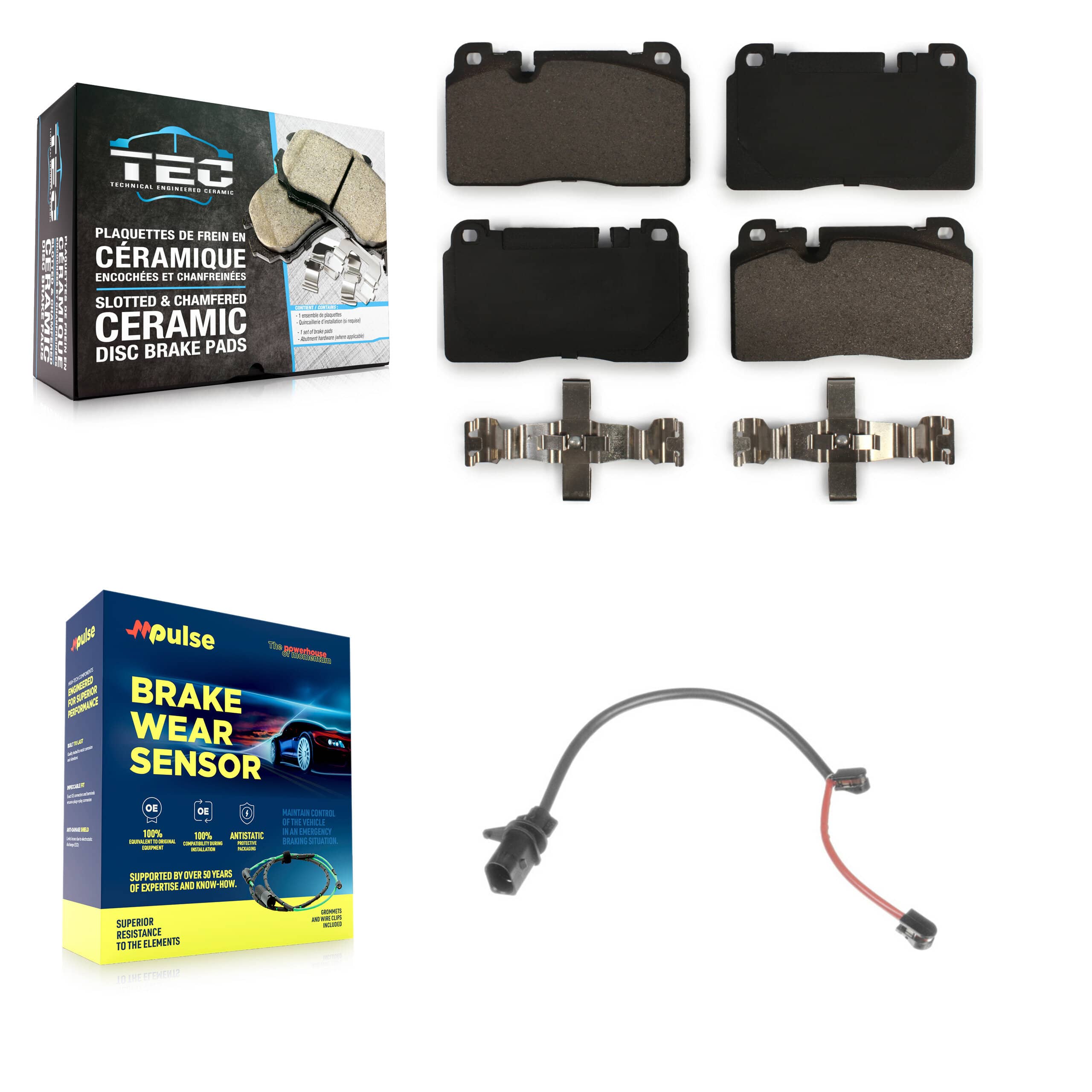 TEC - KTW-100184 - Front Disc Brake Pad Kits