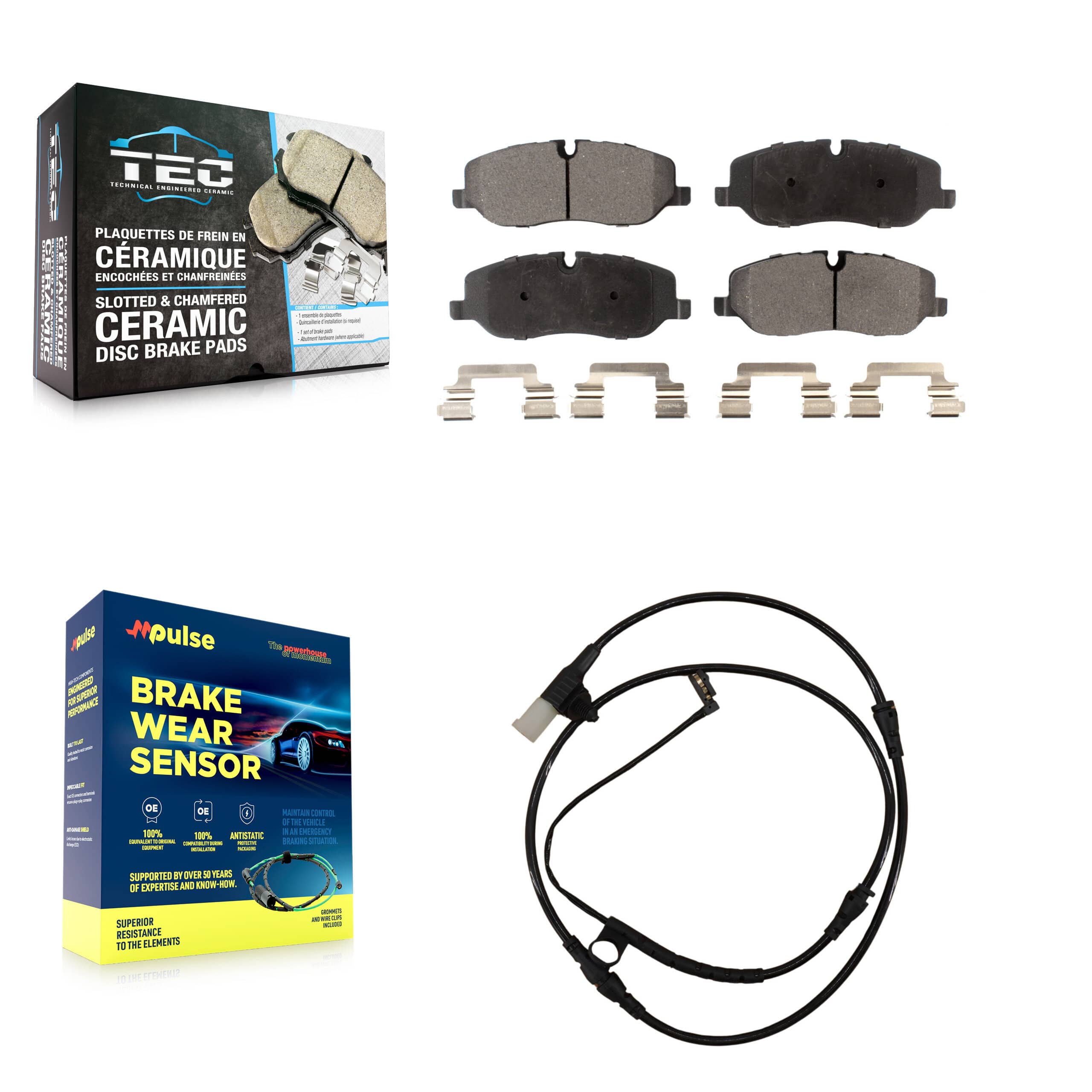 TEC - KTW-100192 - Front Disc Brake Pad Kits
