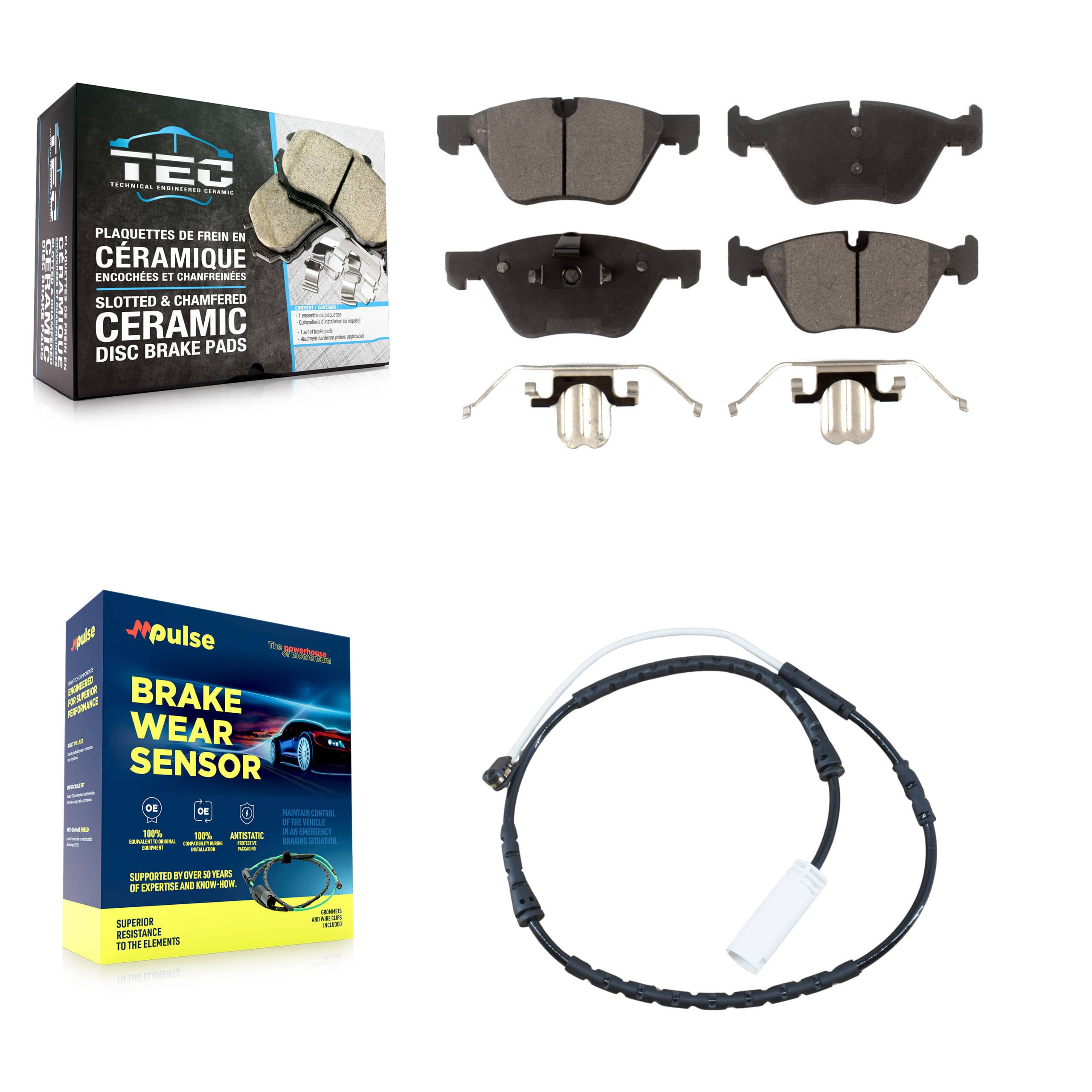 TEC - KTW-100194 - Front Disc Brake Pad Kits