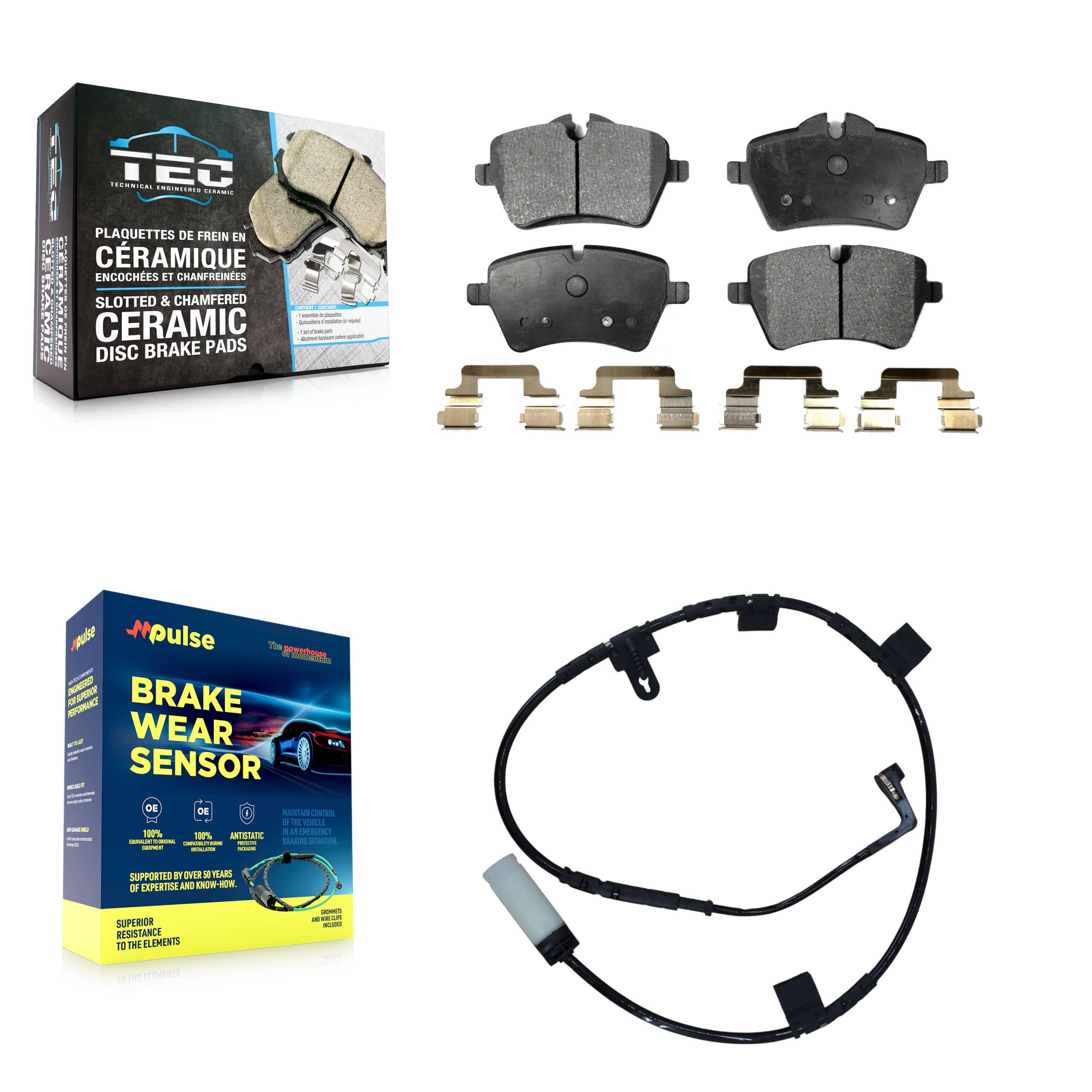 TEC - KTW-100197 - Front Disc Brake Pad Kits