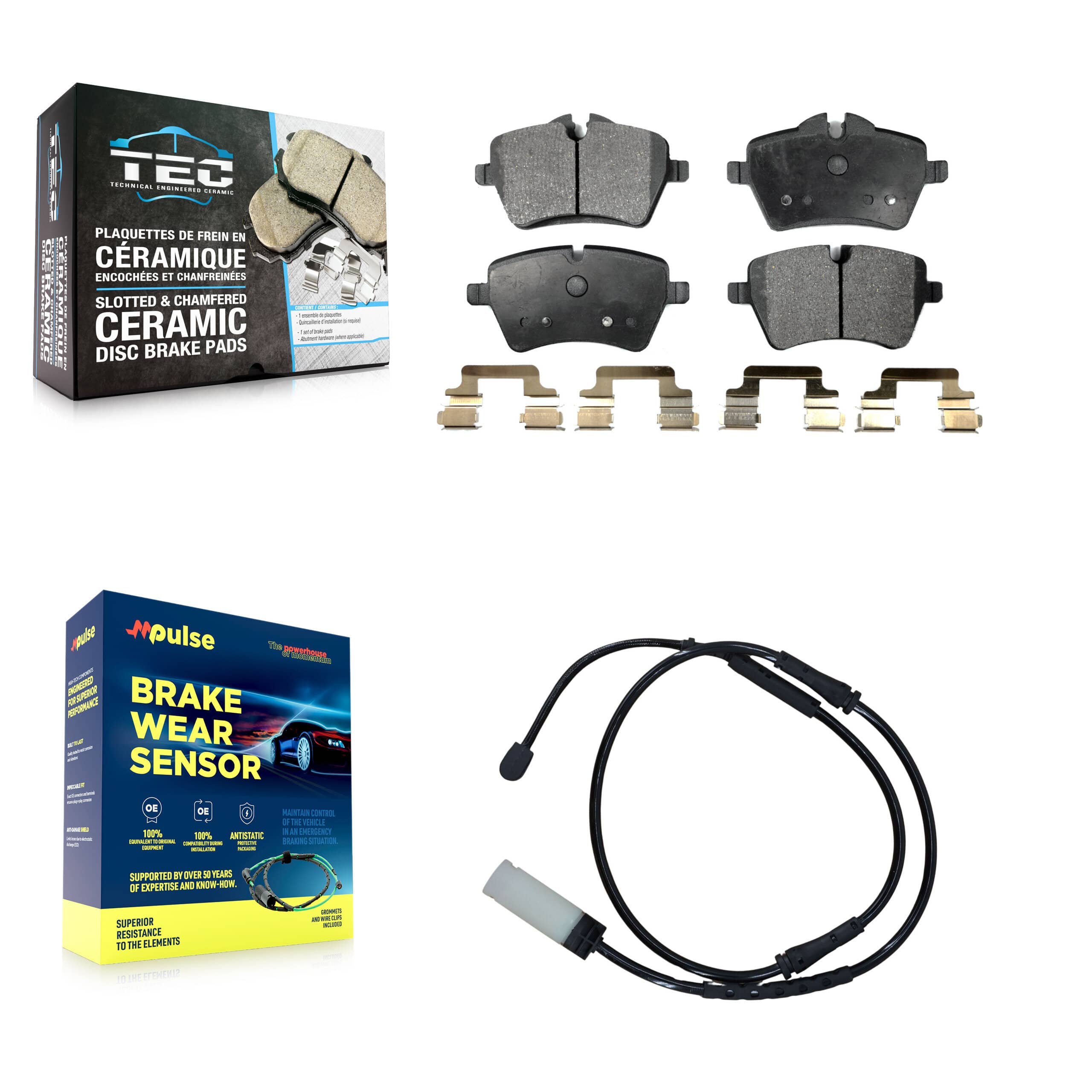 TEC - KTW-100203 - Front Disc Brake Pad Kits