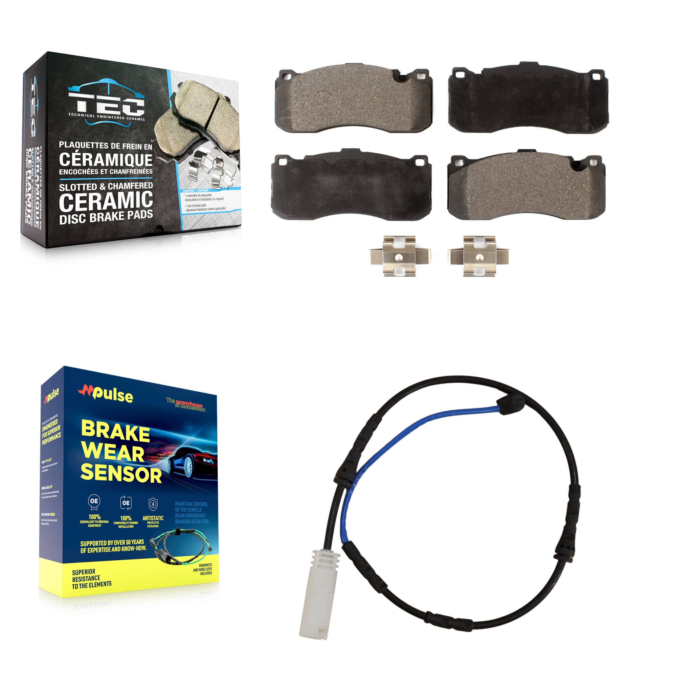 TEC - KTW-100210 - Front Disc Brake Pad Kits
