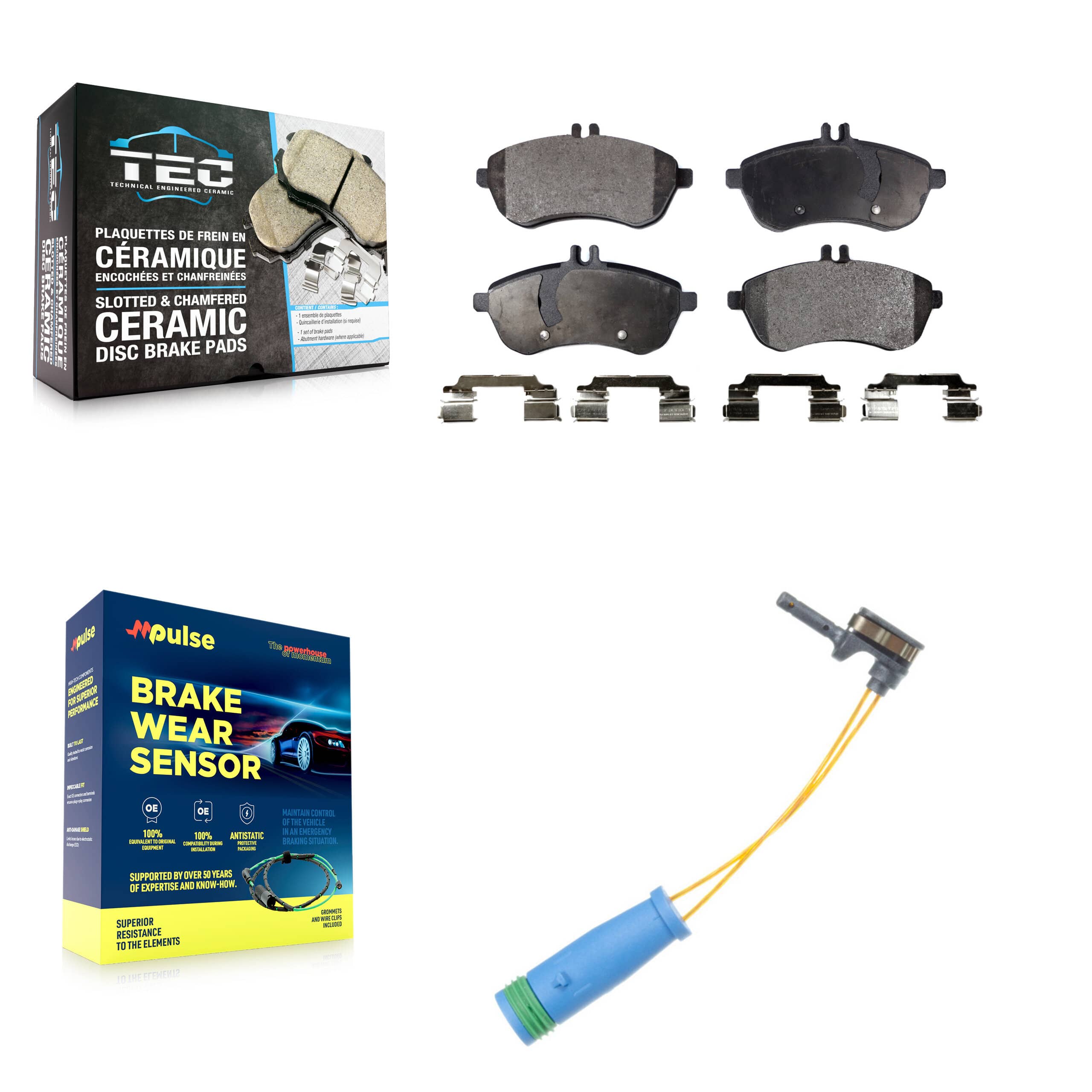 TEC - KTW-100213 - Front Disc Brake Pad Kits