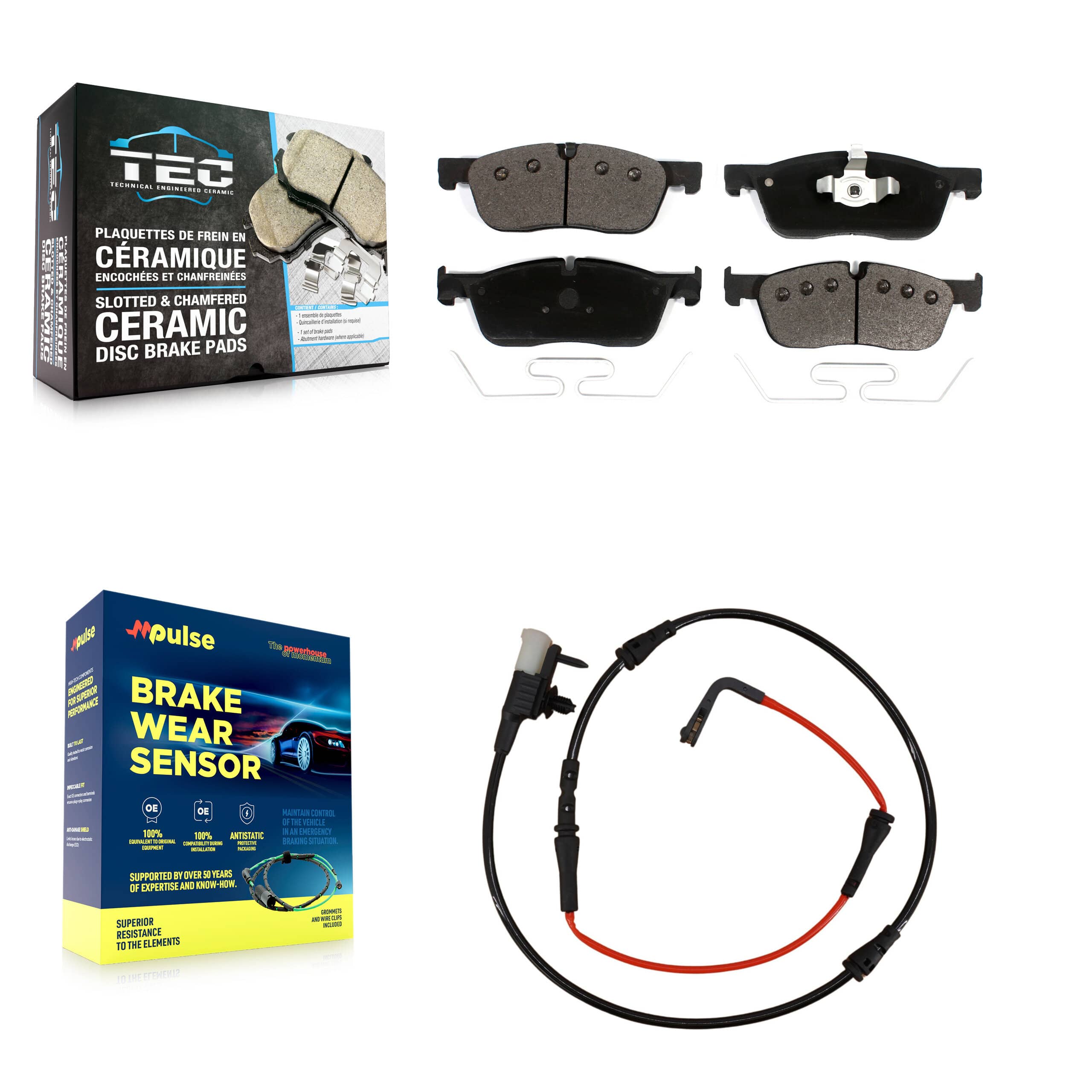 TEC - KTW-100222 - Front Disc Brake Pad Kits