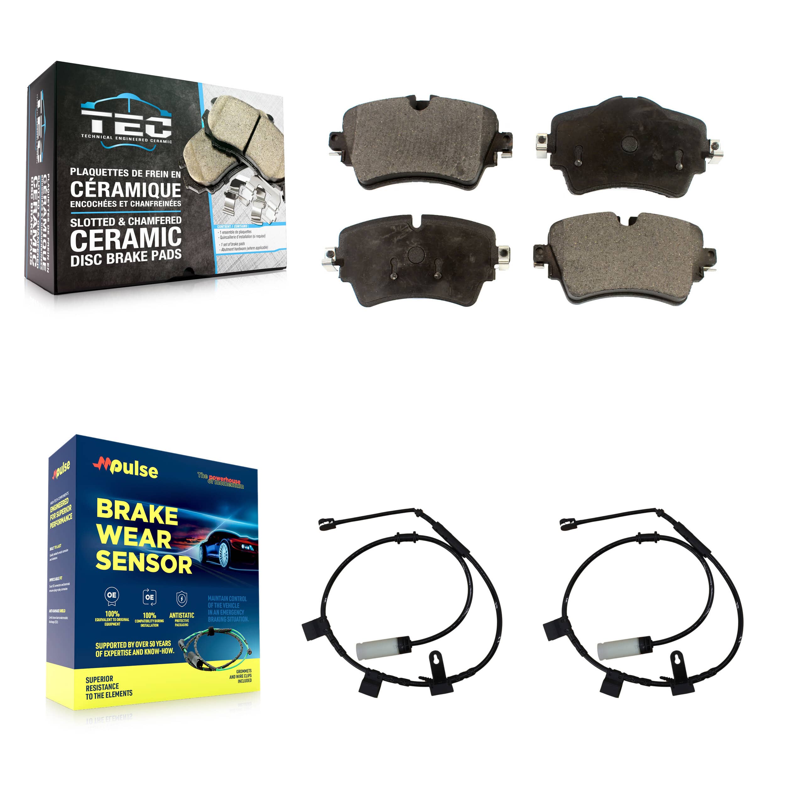 TEC - KTW-100869 - Front Disc Brake Pad Kits