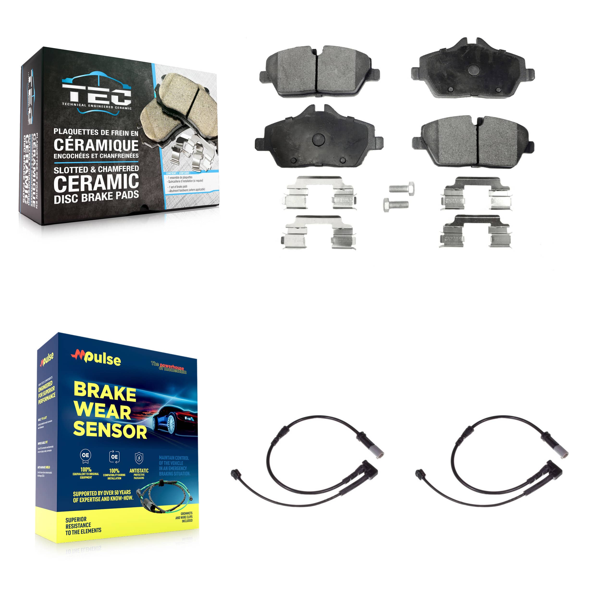 TEC - KTW-100872 - Front Disc Brake Pad Kits