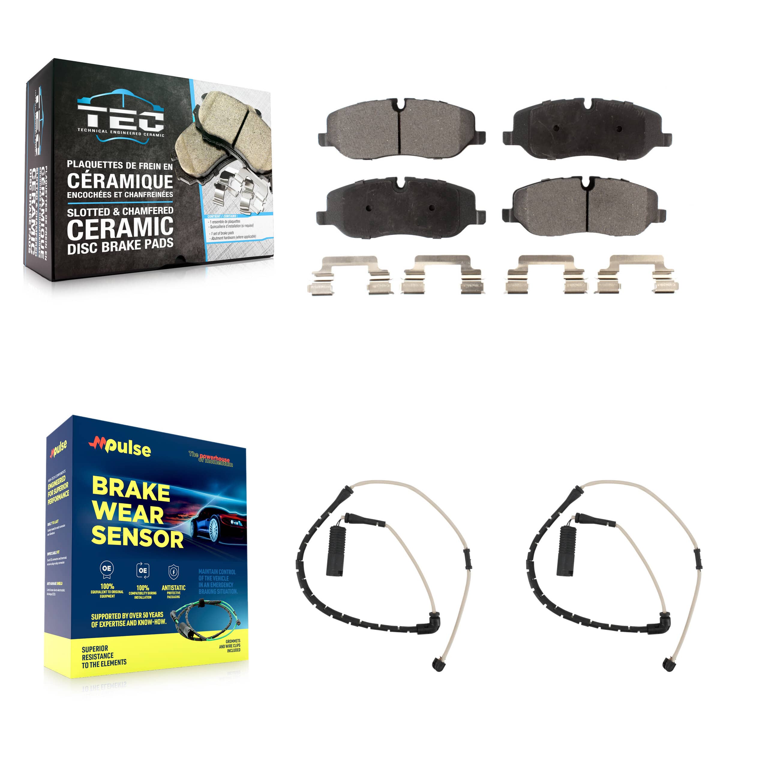 TEC - KTW-100878 - Front Disc Brake Pad Kits